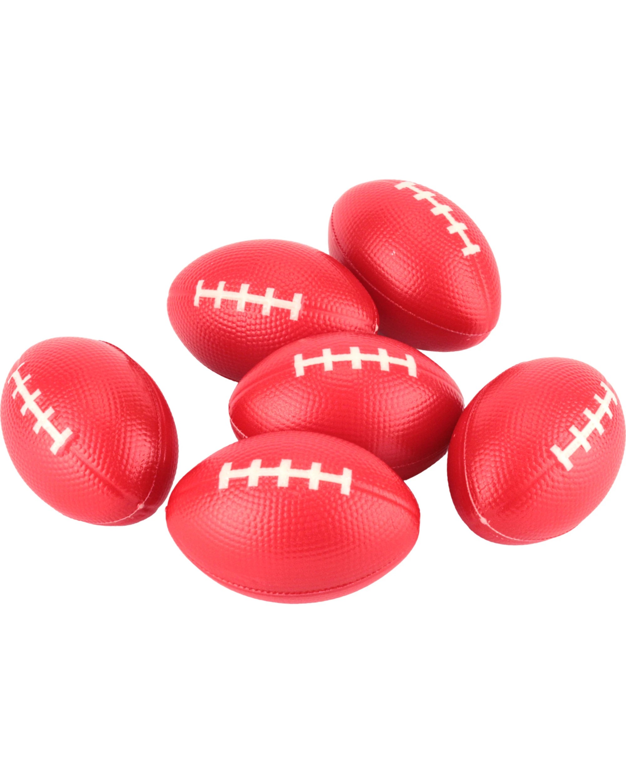 1 Partyrama Football Foam Balls Pack of 6, 1 of 3