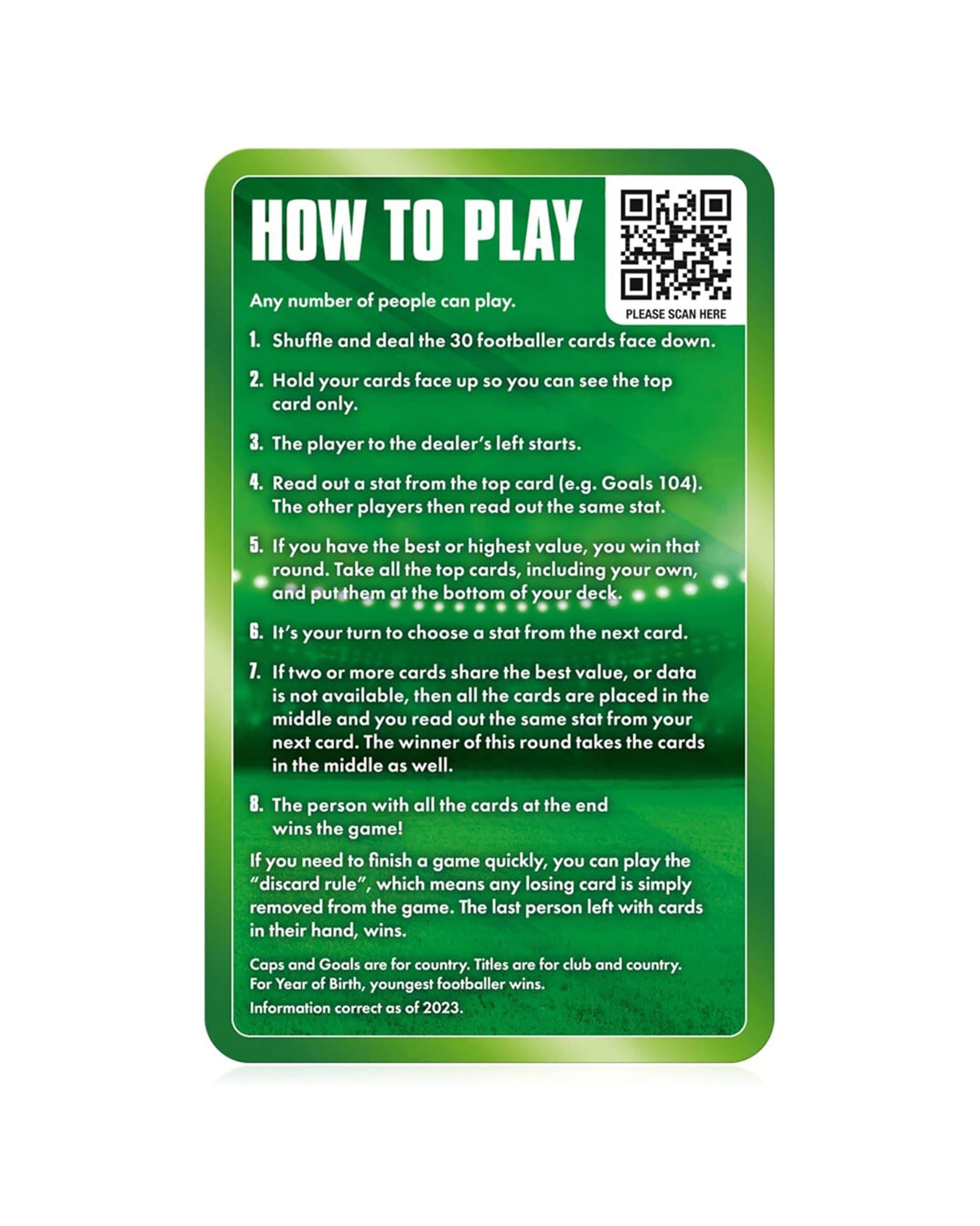 3 Top Trumps World Football Stars Refresh, 3 of 3