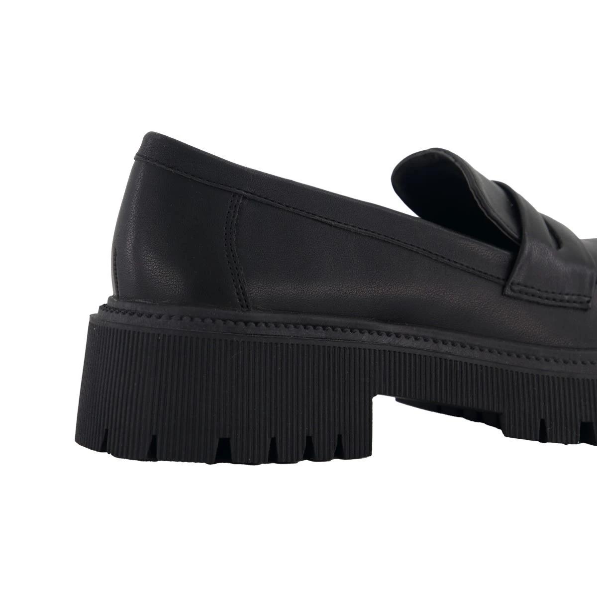 4 Saddle Chunky Loafers Black, 4 of 5