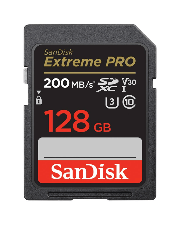 SanDisk 128GB Extreme Pro SDXC Memory Card