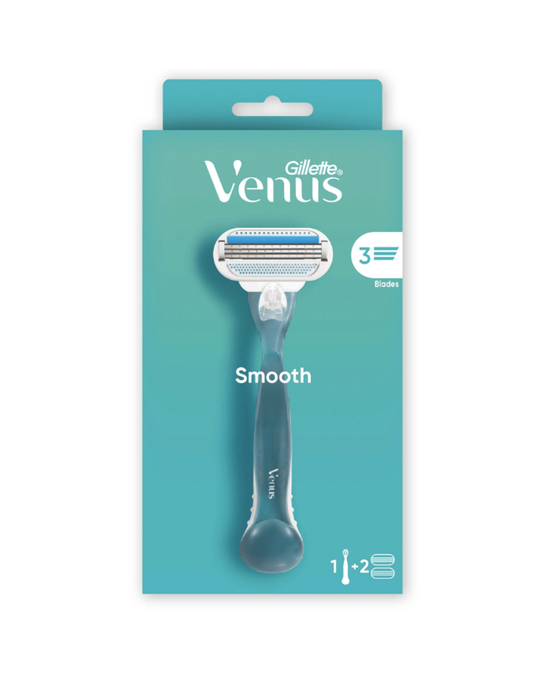 Gillette Venus Smooth Women's Razor With 2 Cartridges - Kmart