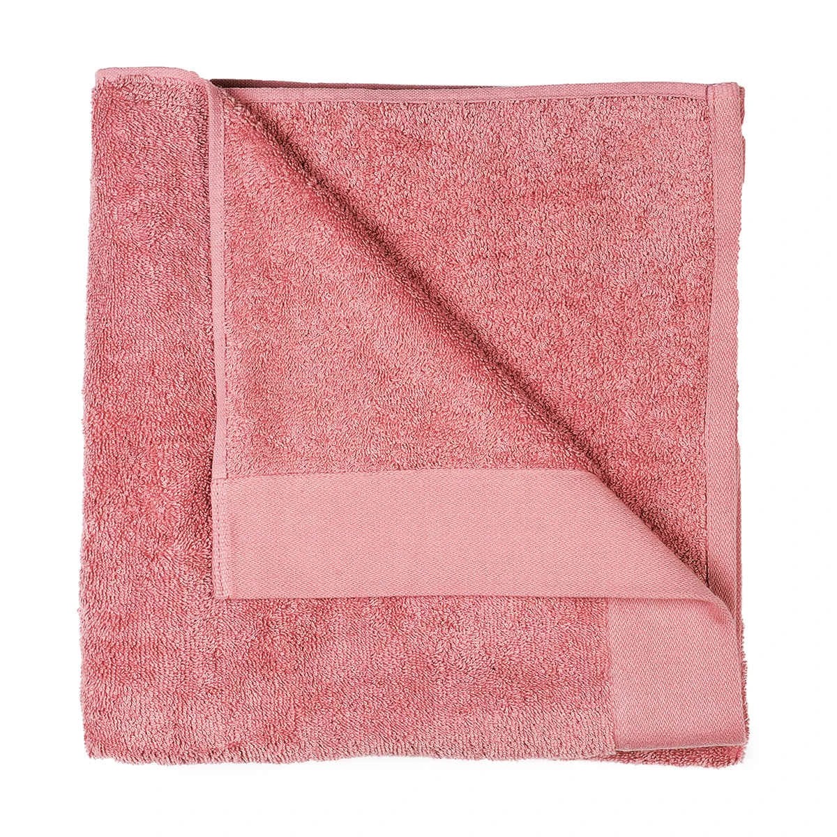 1 Malmo Cotton Bath Towel - Blush Pink, 1 of 5