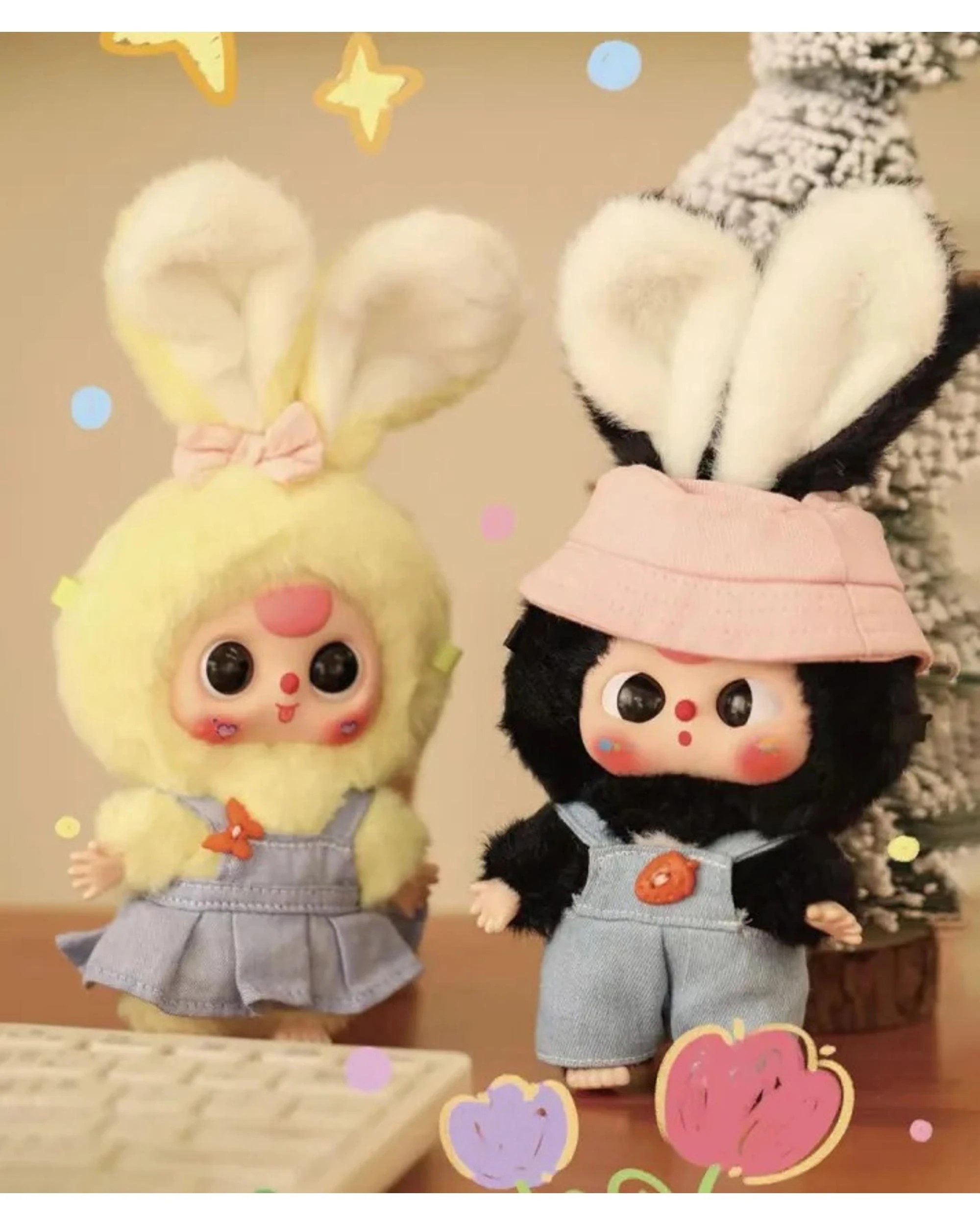 5 Baby Three: Macaron Cute Bunny Plush Blind Box, 5 of 8