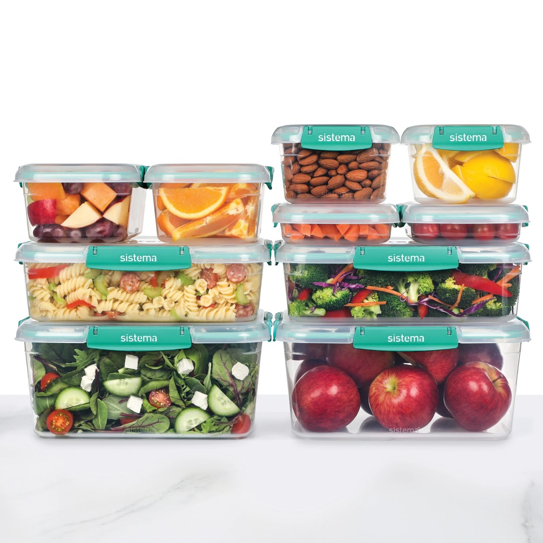 5 10 Pack Sistema Klip It Food Storage Container Set, 5 of 6