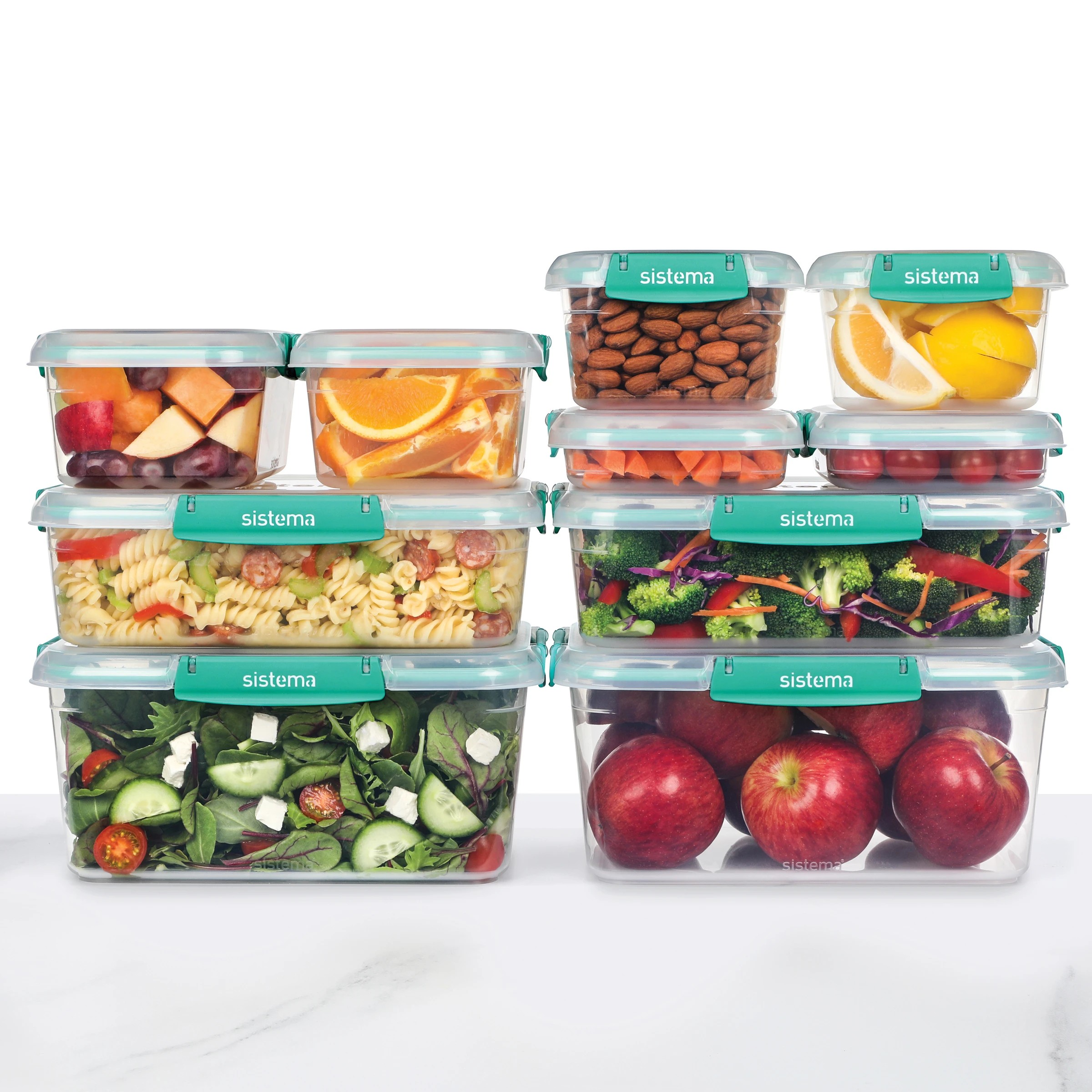 5 10 Pack Sistema Klip It Food Storage Container Set, 5 of 6