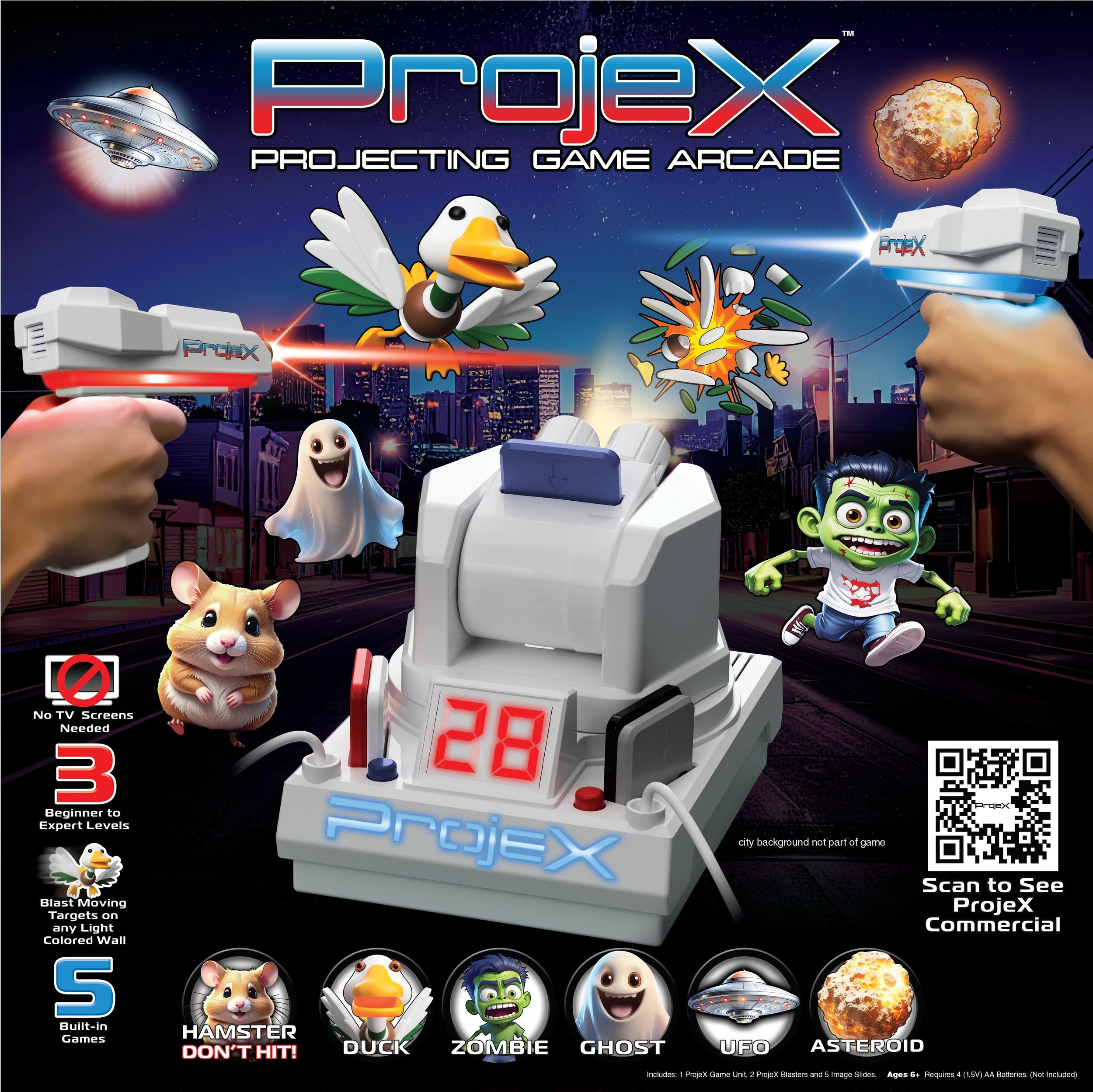 3 Laser X Projex 5 Slides Arcade Game - White, 3 of 5