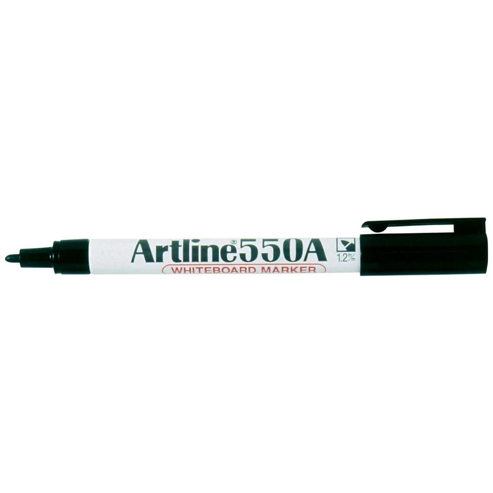 1 Artline 550A Whiteboard Marker Bullet Black, 1 of 2