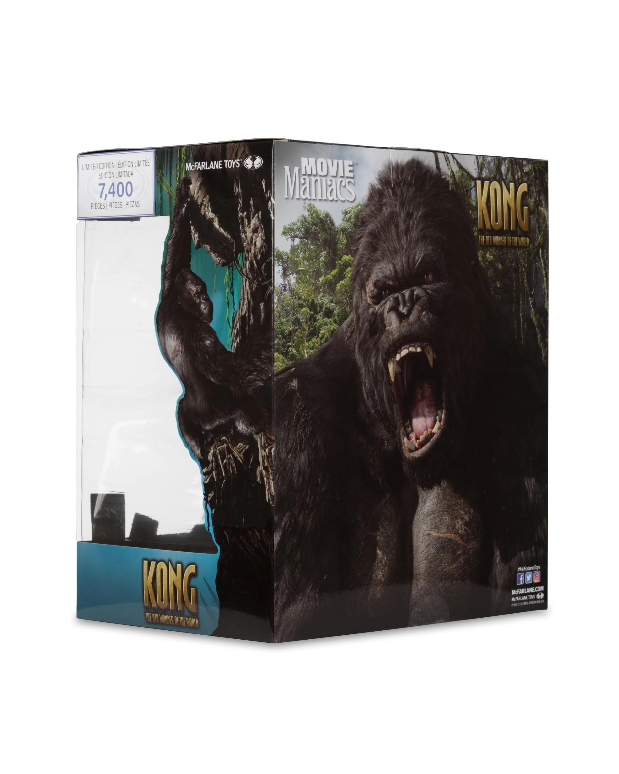 8 McFarlane Movie Maniacs Kong: The 8th Wonder of the World King Kong 6 inch Posed Figure, 8 of 8