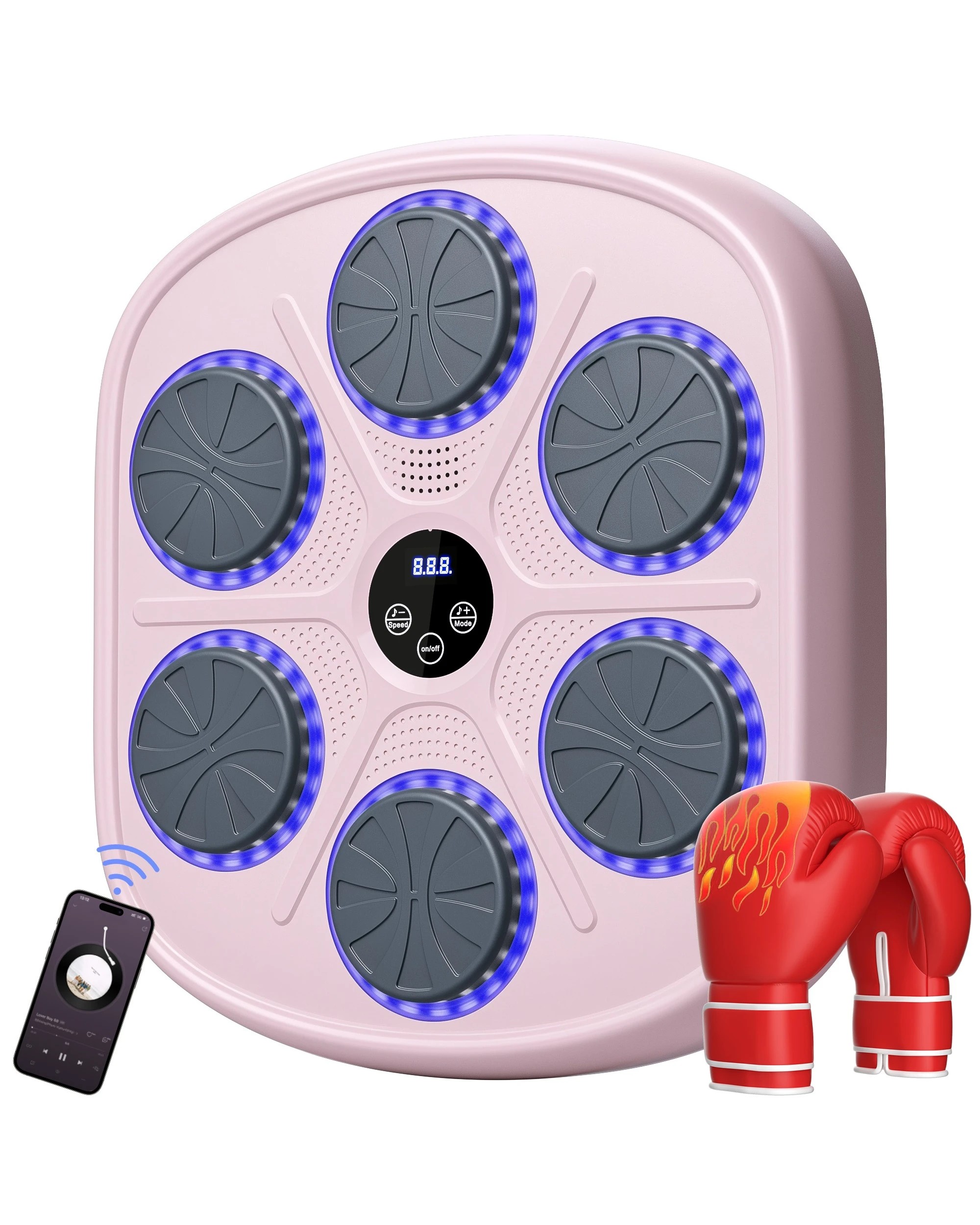 1 Advwin Music Boxing Training Machine, 1 of 5