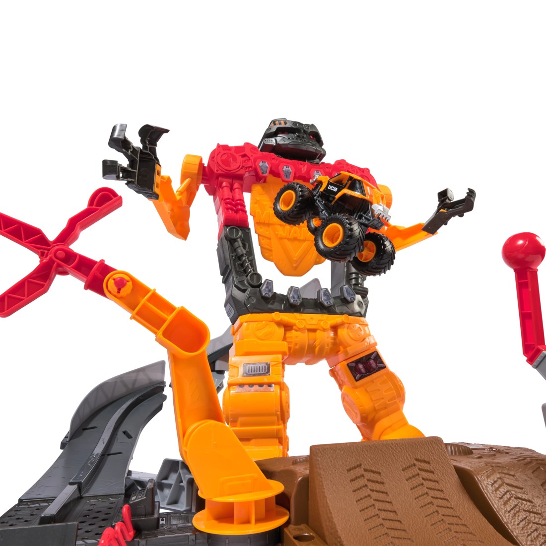 4 Monster Jam 1:64 Smash & Bash Smashbot Playset, 4 of 8