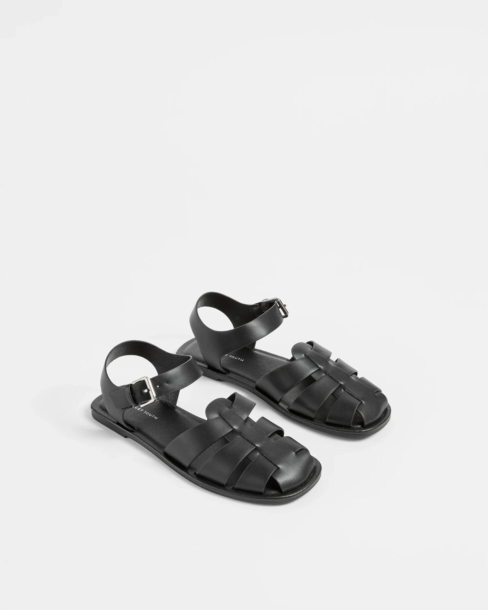 3 Target Girls Senior Gladiator Sandal BLACK, 3 of 3
