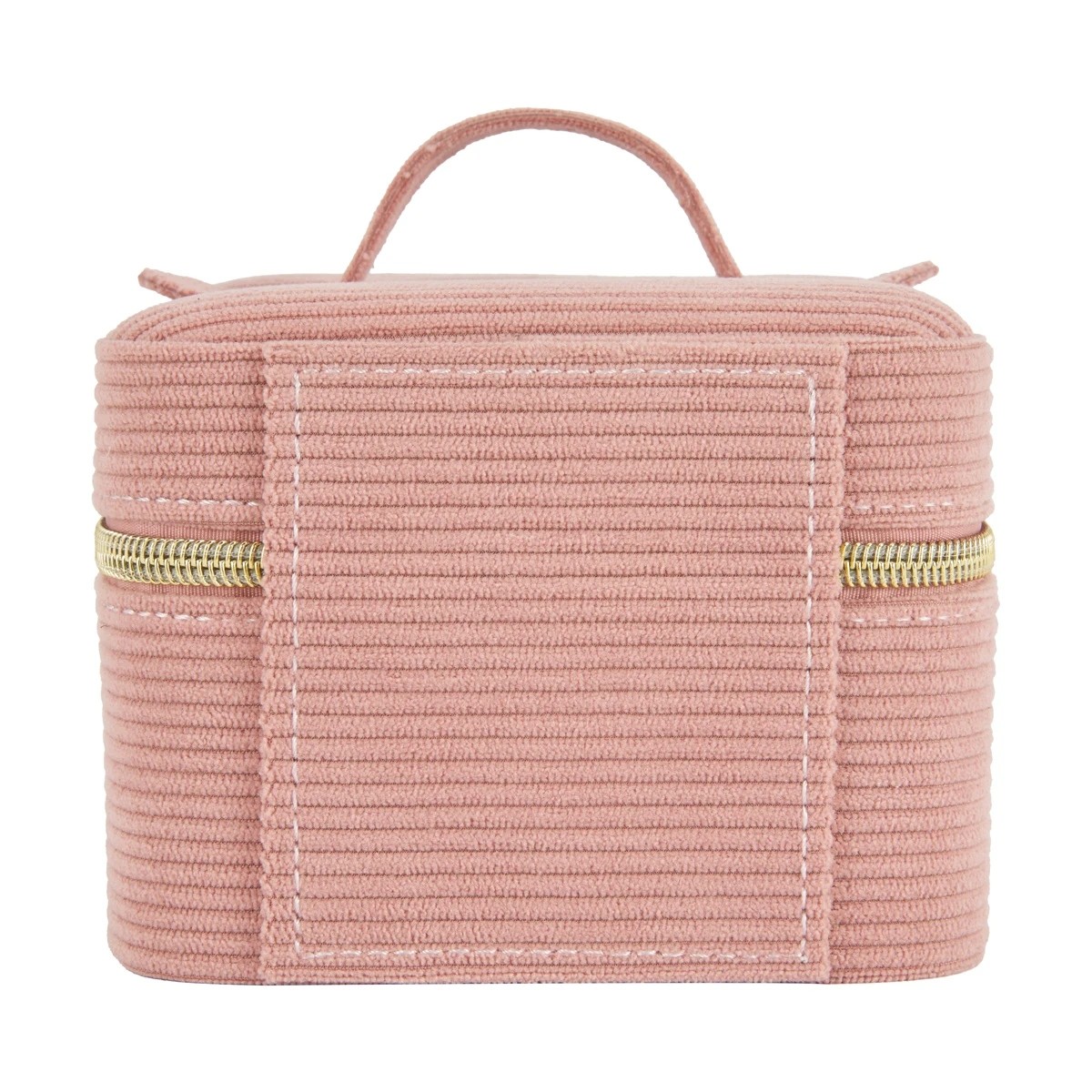 4 Pink Corduroy Square Jewellery Box, 4 of 9