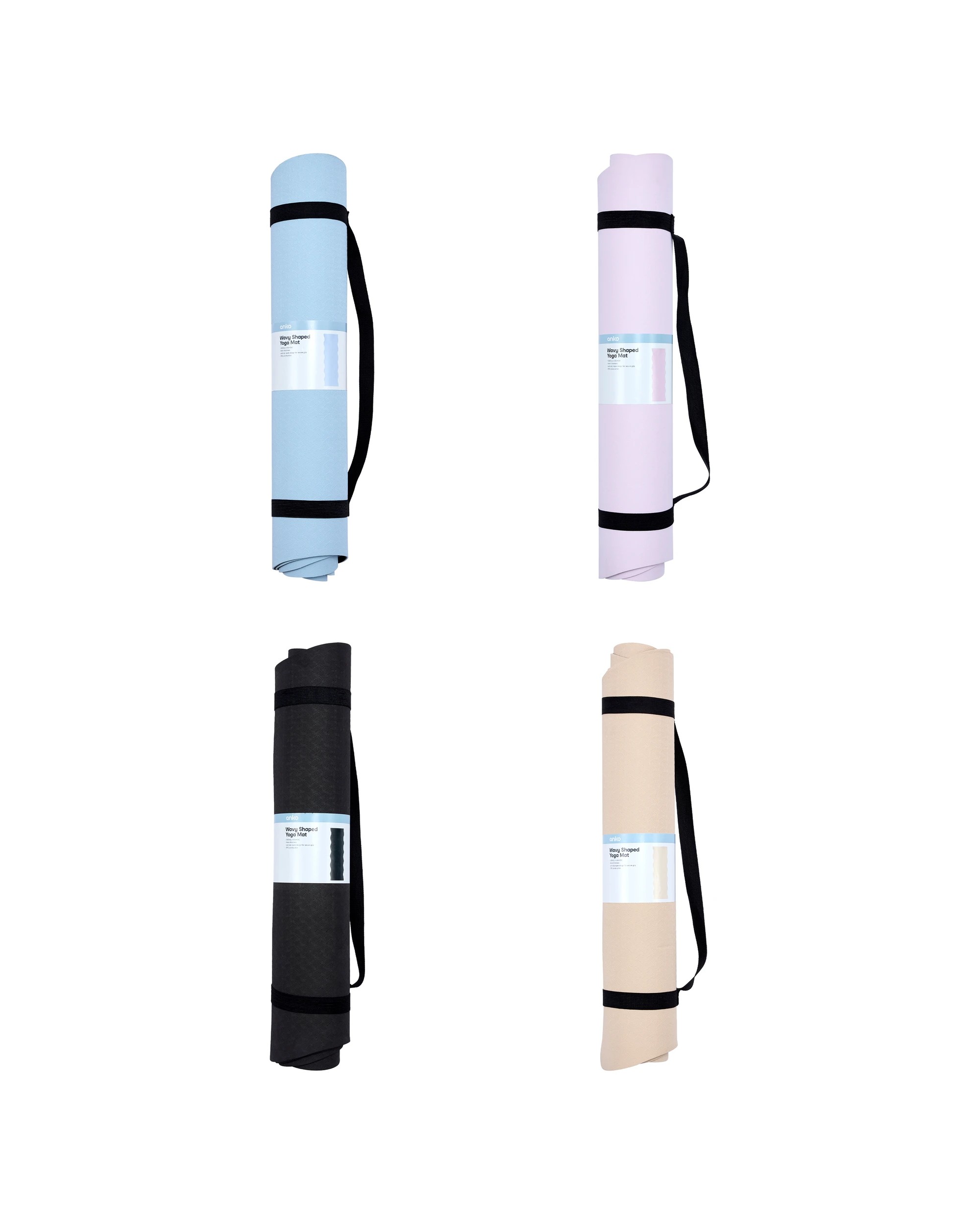 7 Wavy Shaped Yoga Mat - Assorted, 7 of 7