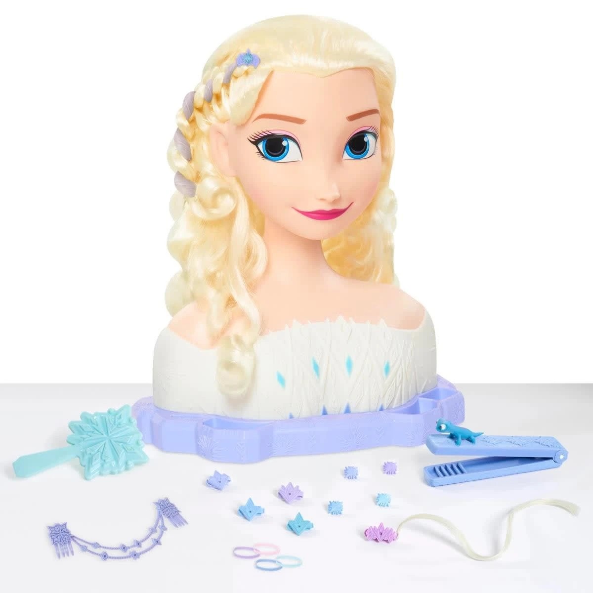 3 18 Piece Disney Frozen Elsa the Snow Queen Deluxe Styling Head Playset, 3 of 6