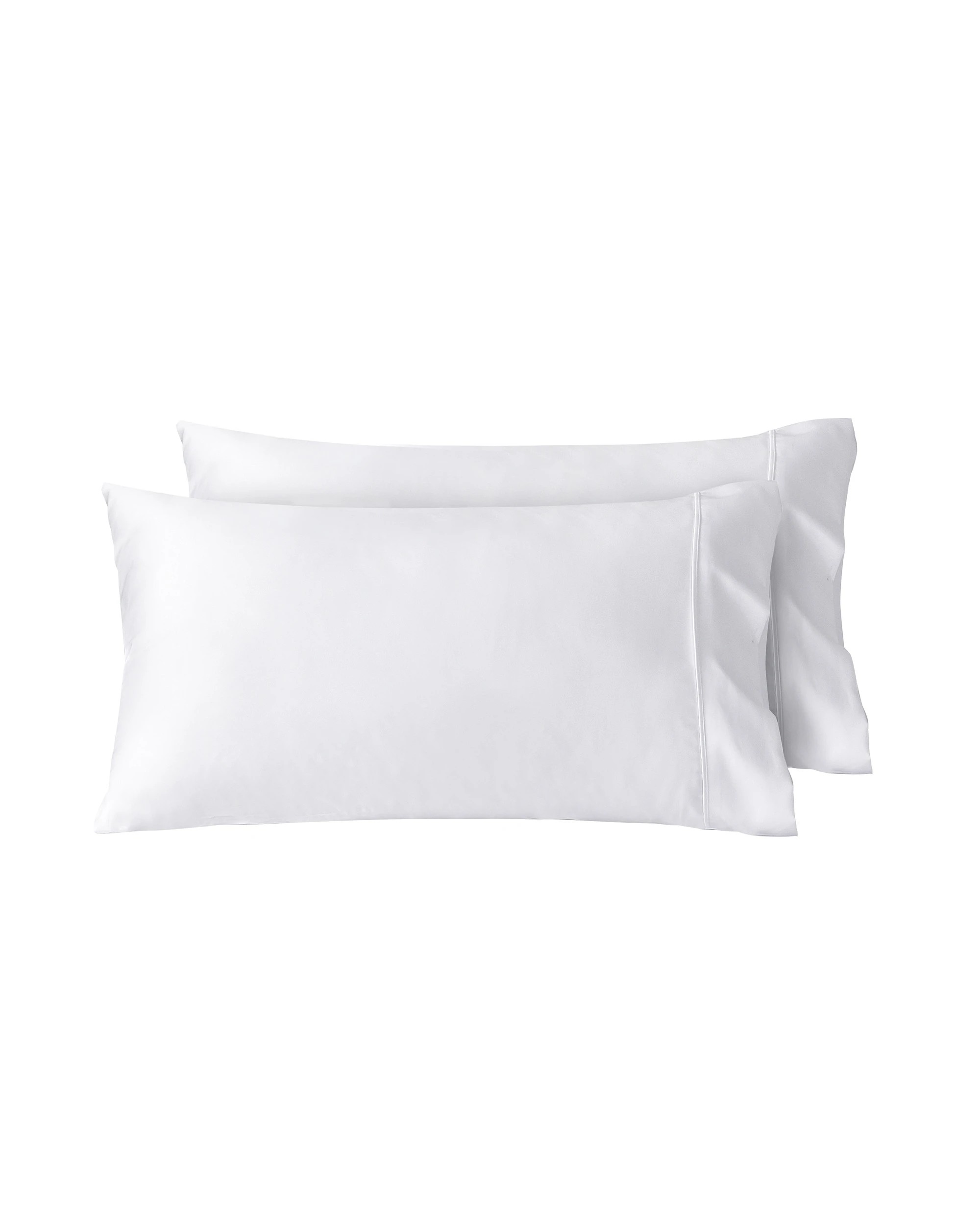 3 Dreamaker Matte Satin King Pillowcase Twin Pack - White, 3 of 6