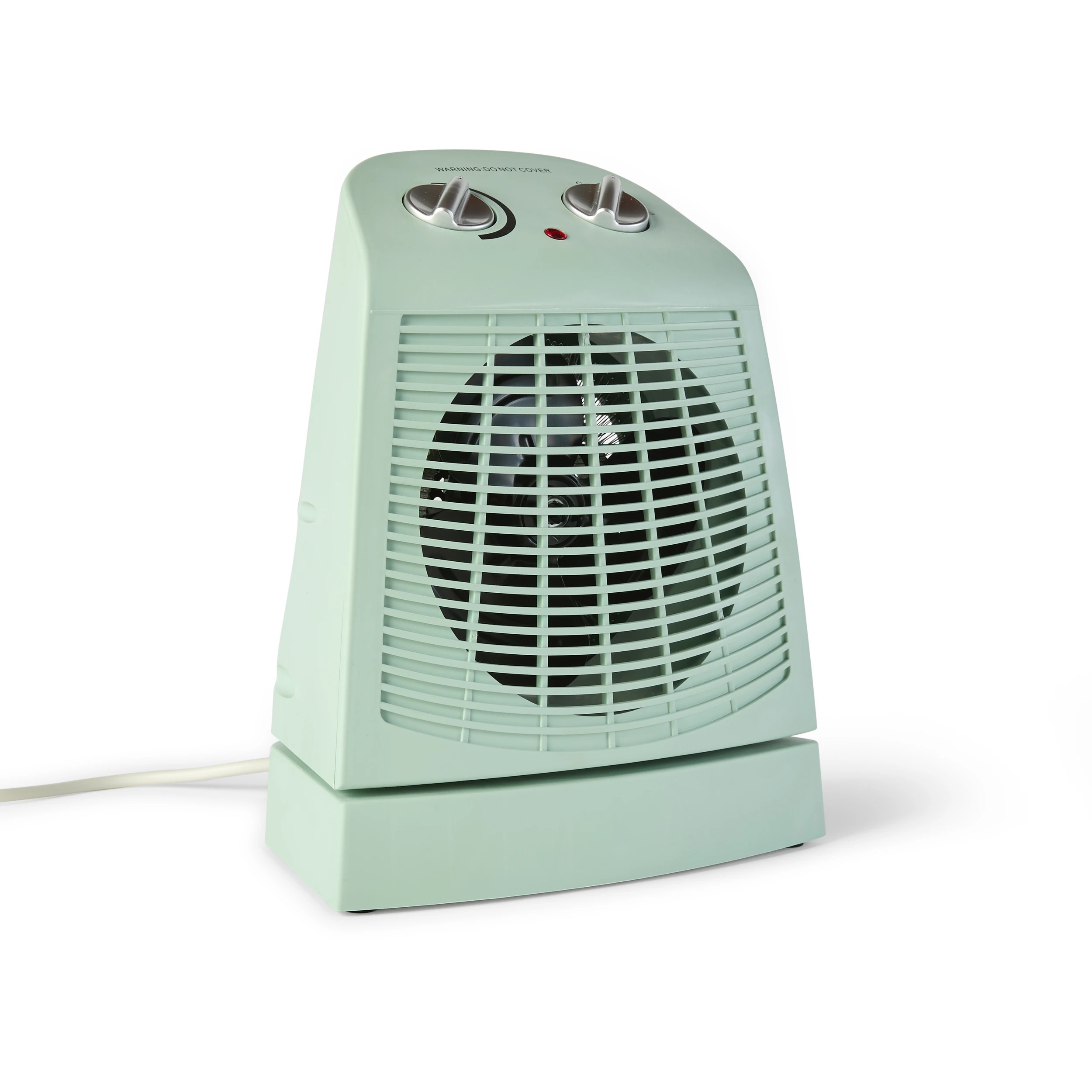 4 Oscillating Fan Heater - Green, 4 of 7