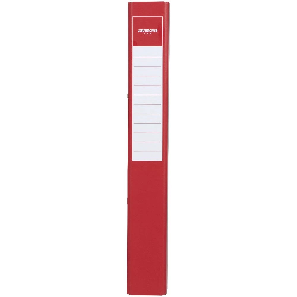 2 J.Burrows Binder A4 2 D-Ring 25mm Matte Red, 2 of 5