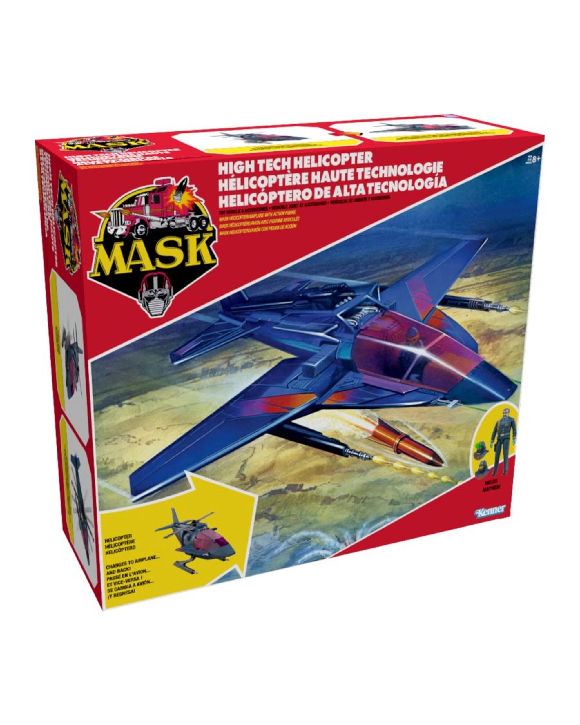 3 M.A.S.K. High Tech Helicopter Vehicle and Action Figure, 3 of 3