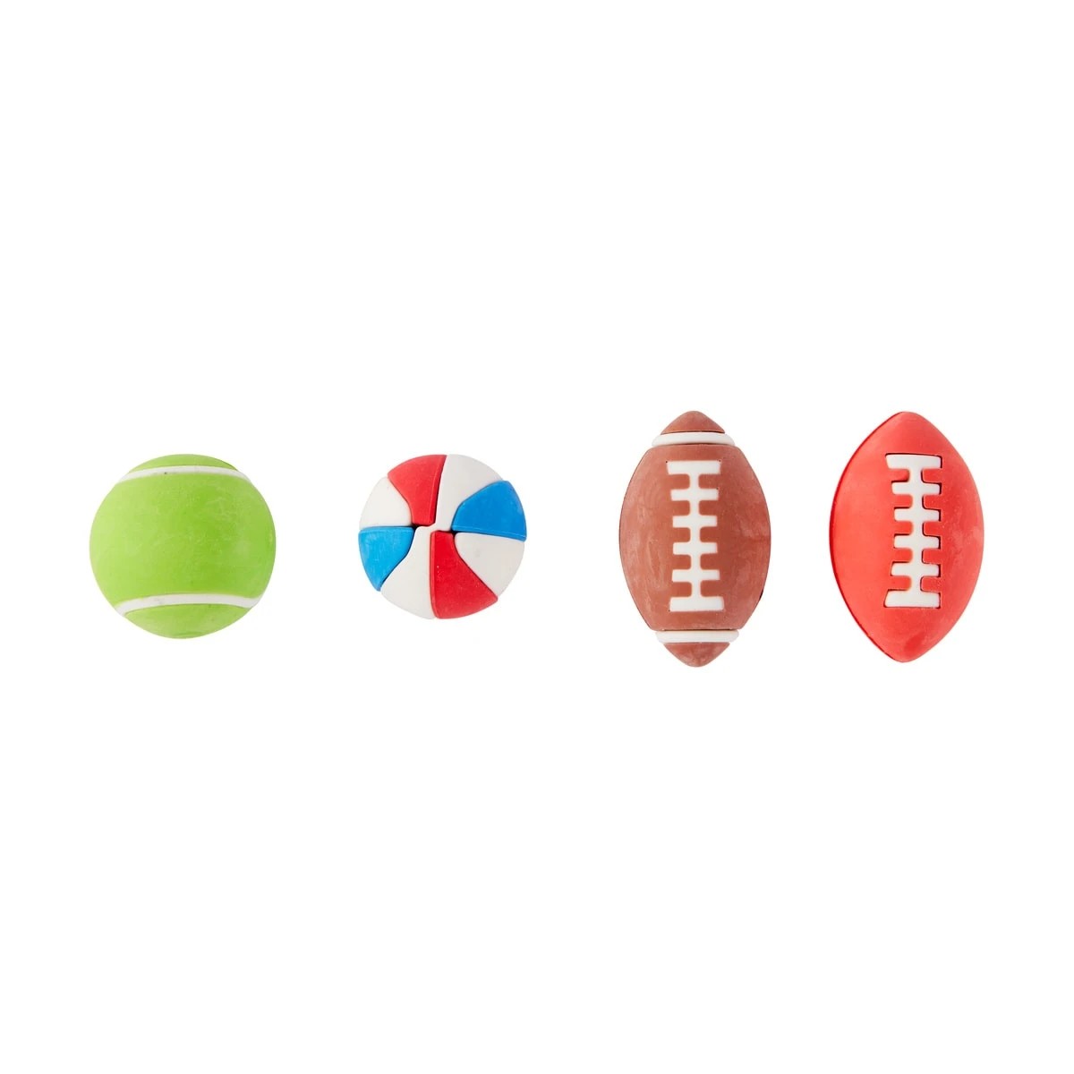 2 4 Piece Mini Ball Erasers, 2 of 6