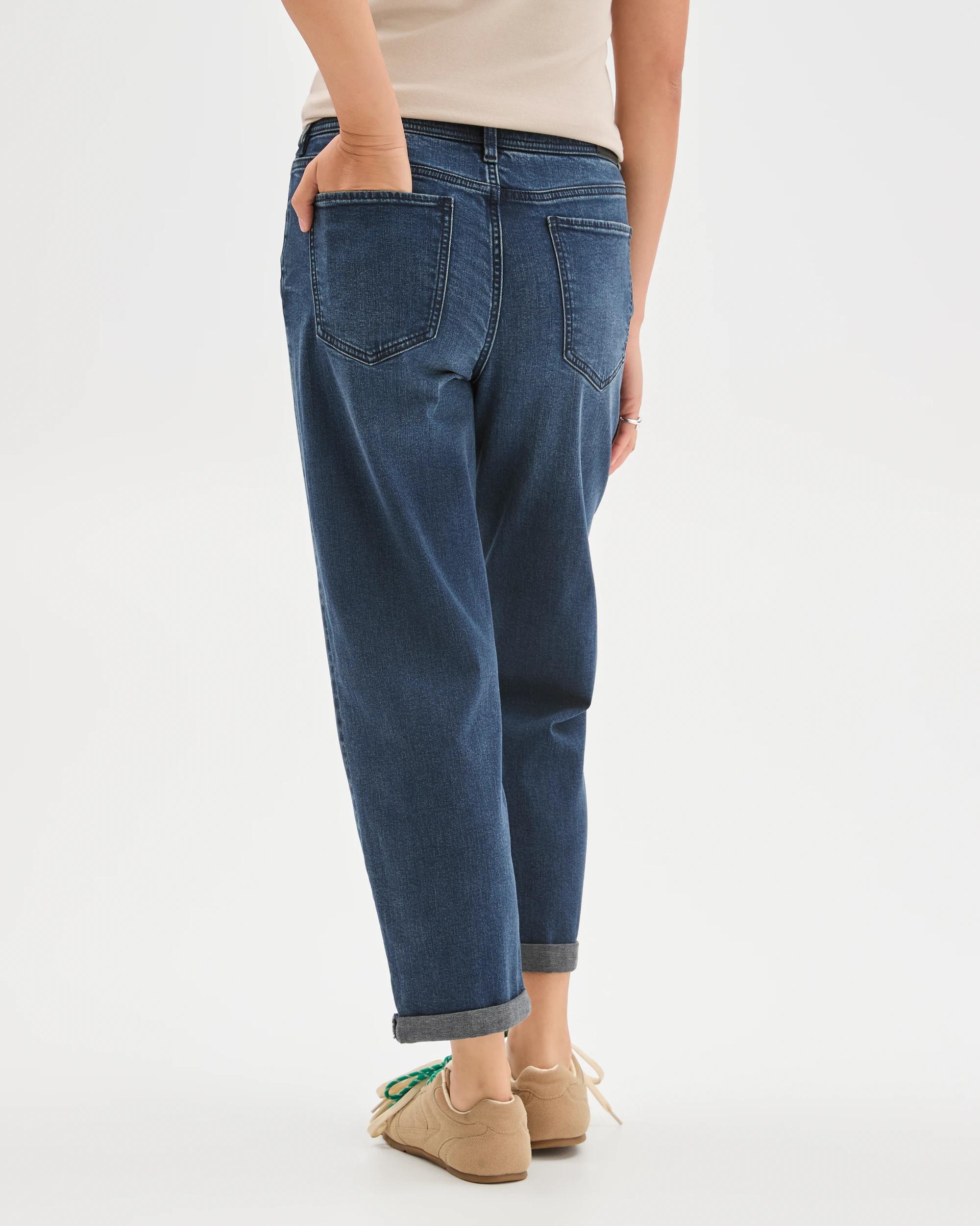 7 Target Denim Mid Rise Courtney Girlfriend Denim Jeans MOONLIGHT, 7 of 7