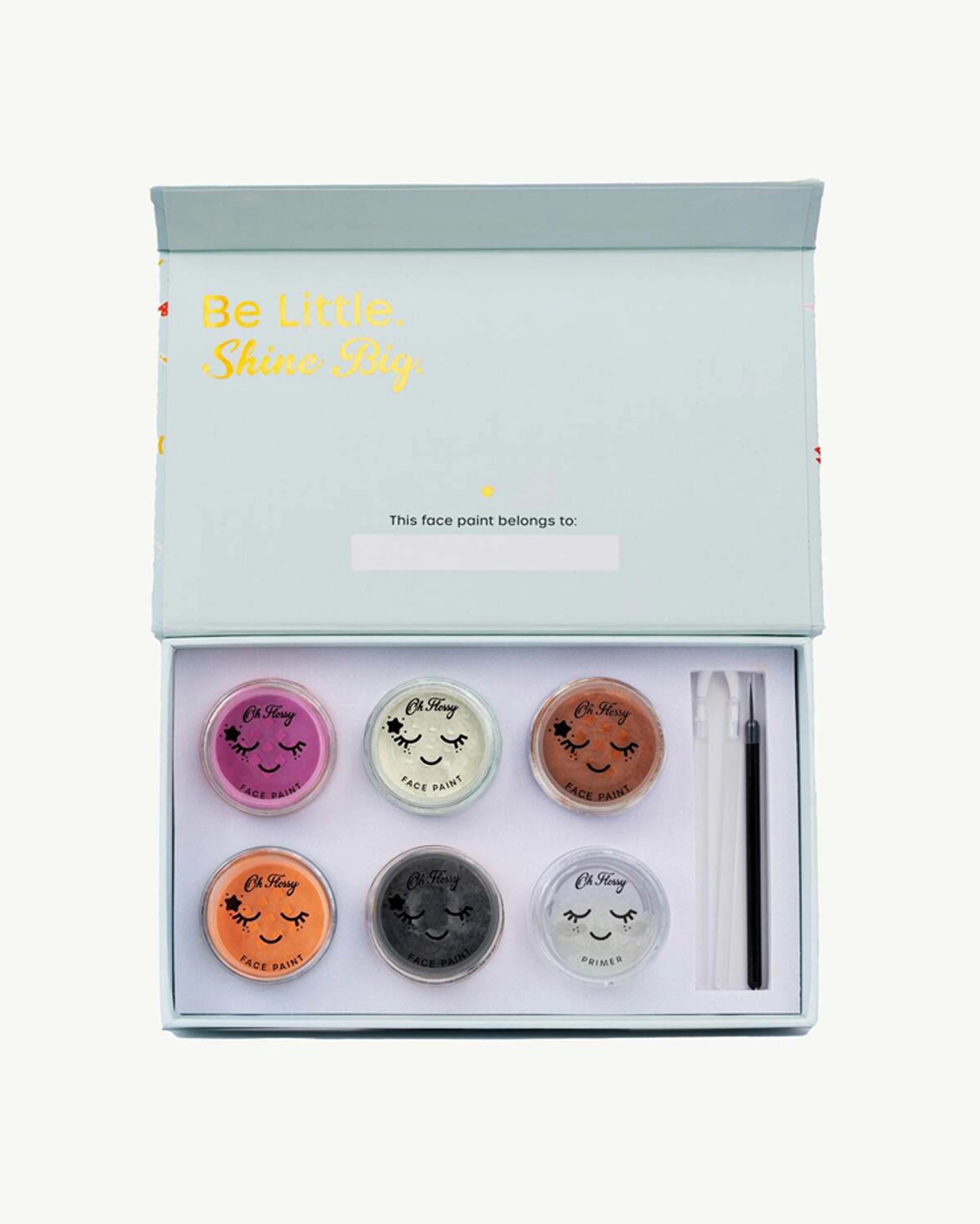 2 OH FLOSSY 9pc Wild Wonders Face Paint Brush And Primer Set - Multi, 2 of 8