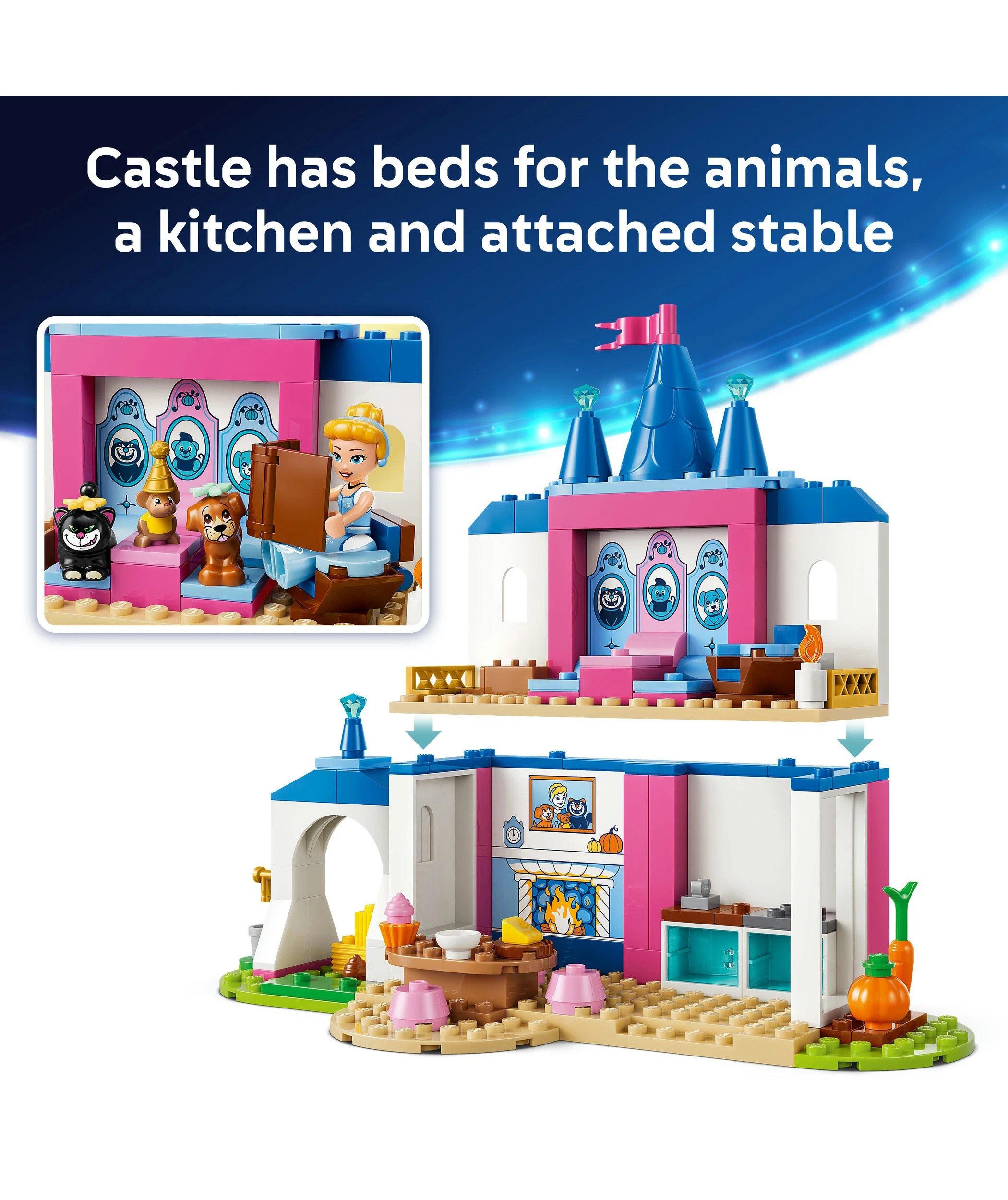 6 LEGO Disney Princess Cinderella Animal Friends Castle 43283, 6 of 9