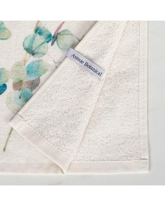 Canningvale 2pc Aussie Cotton Tea Towel Botanical Eucalyptus 45x70cm Set - Pattern