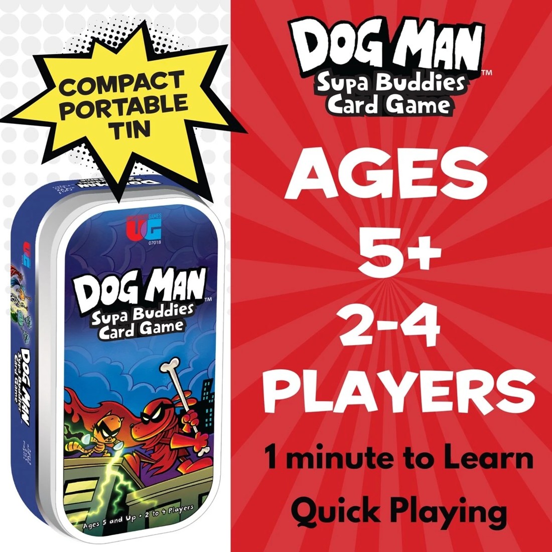 4 Dog Man Supa Buddies Card Game, 4 of 4