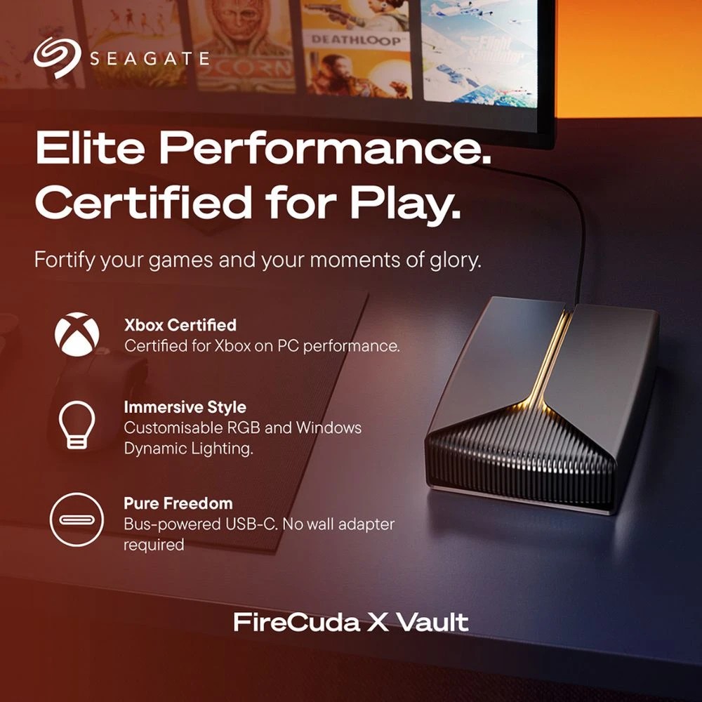 6 Seagate 8TB Firecuda X Vault Hard Drive, 6 of 8