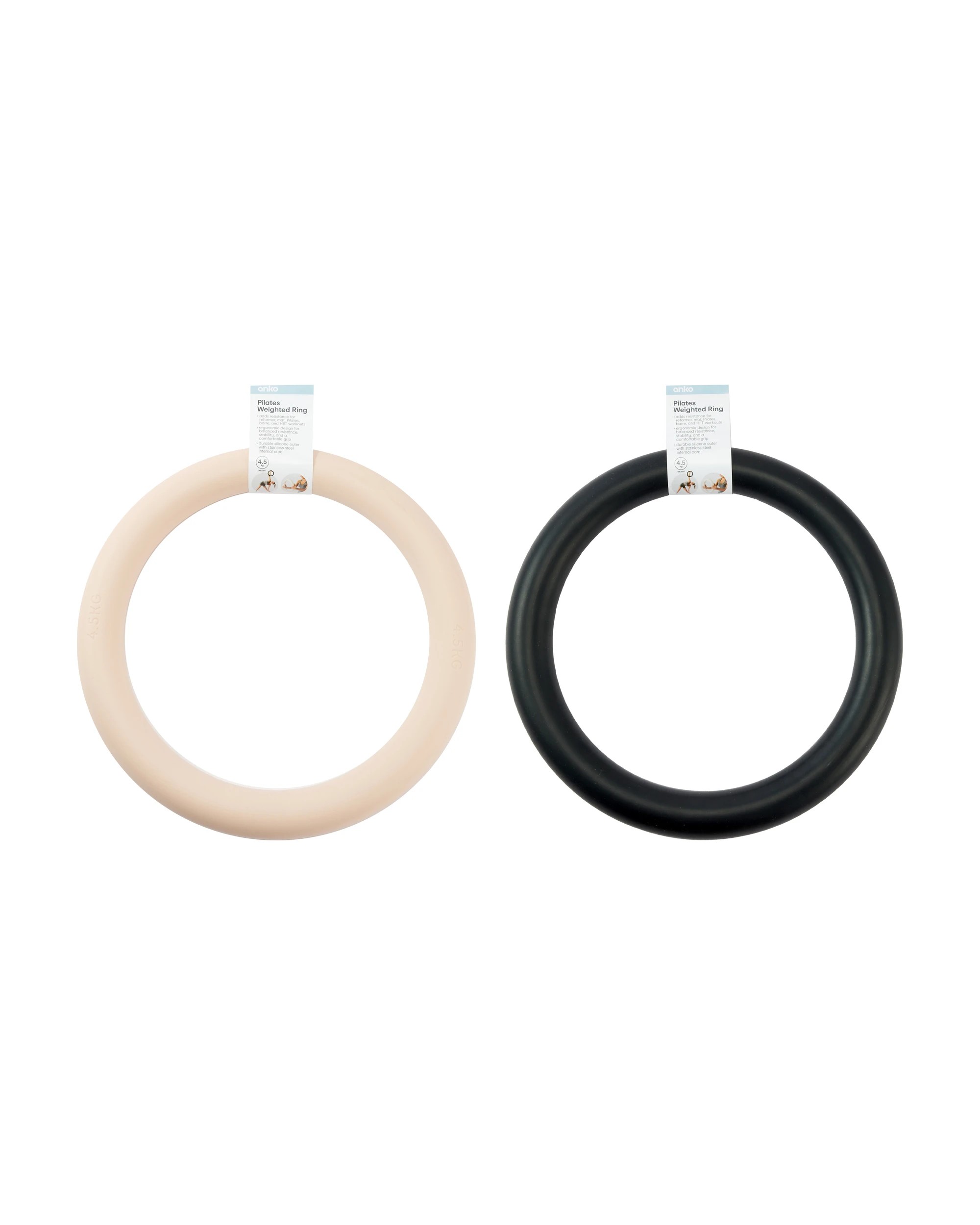 10 Pilates Weighted Ring - Assorted, 10 of 10