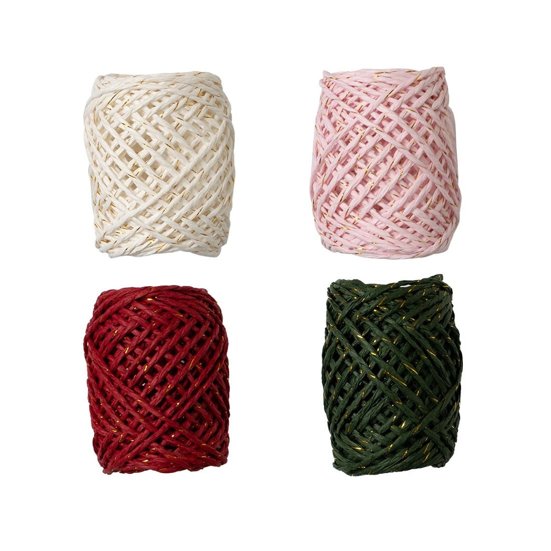 2 Christmas Craft Paper Twine 4 Pack, 2 of 4