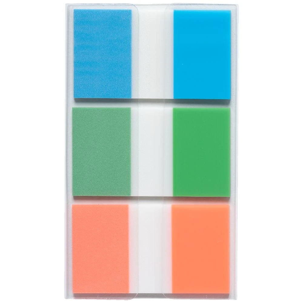 3 J.Burrows Flags 25x44mm Blue/Orange/Green 3 Pack, 3 of 4