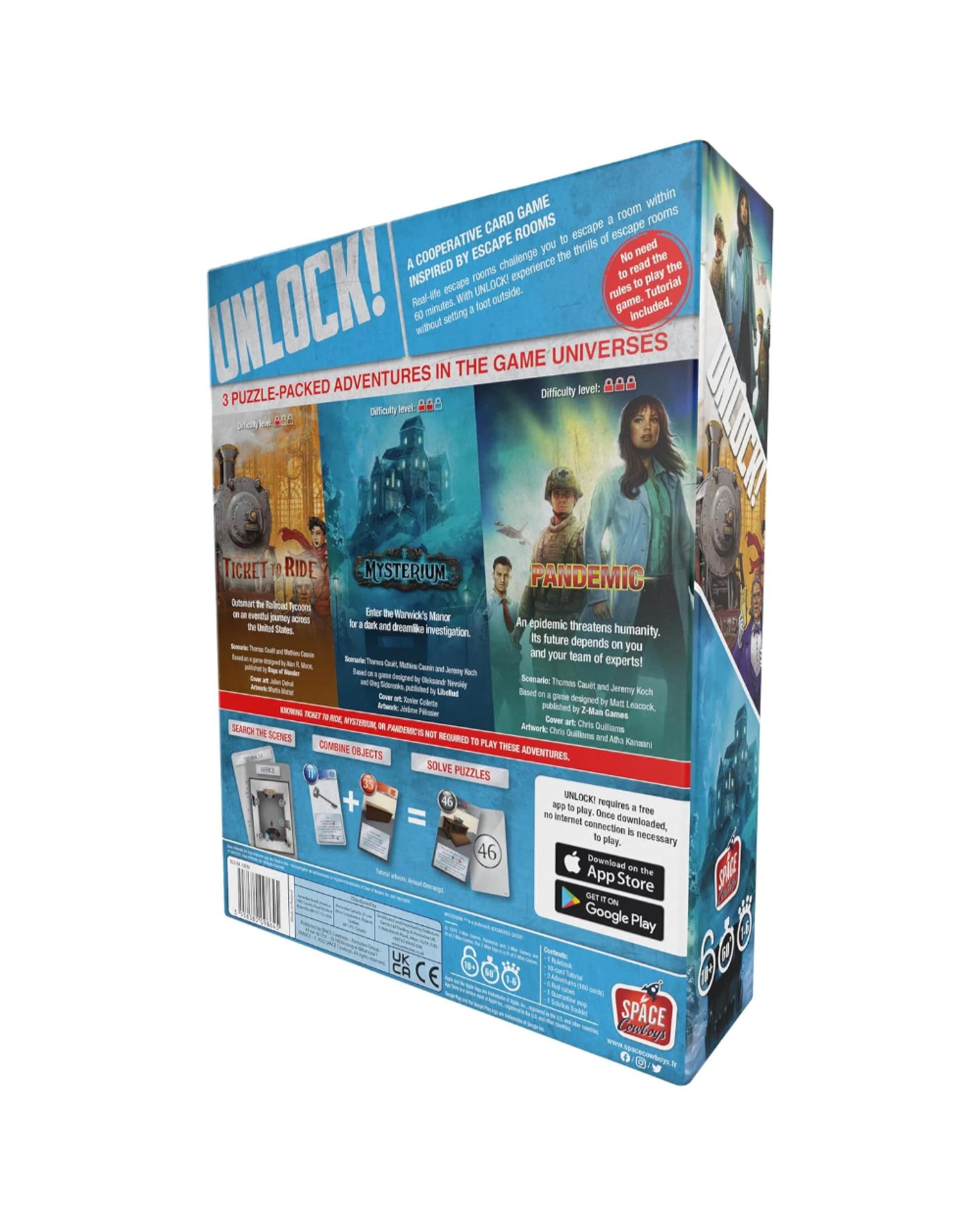 3 Unlock! Game Adventures Card Game, 3 of 3