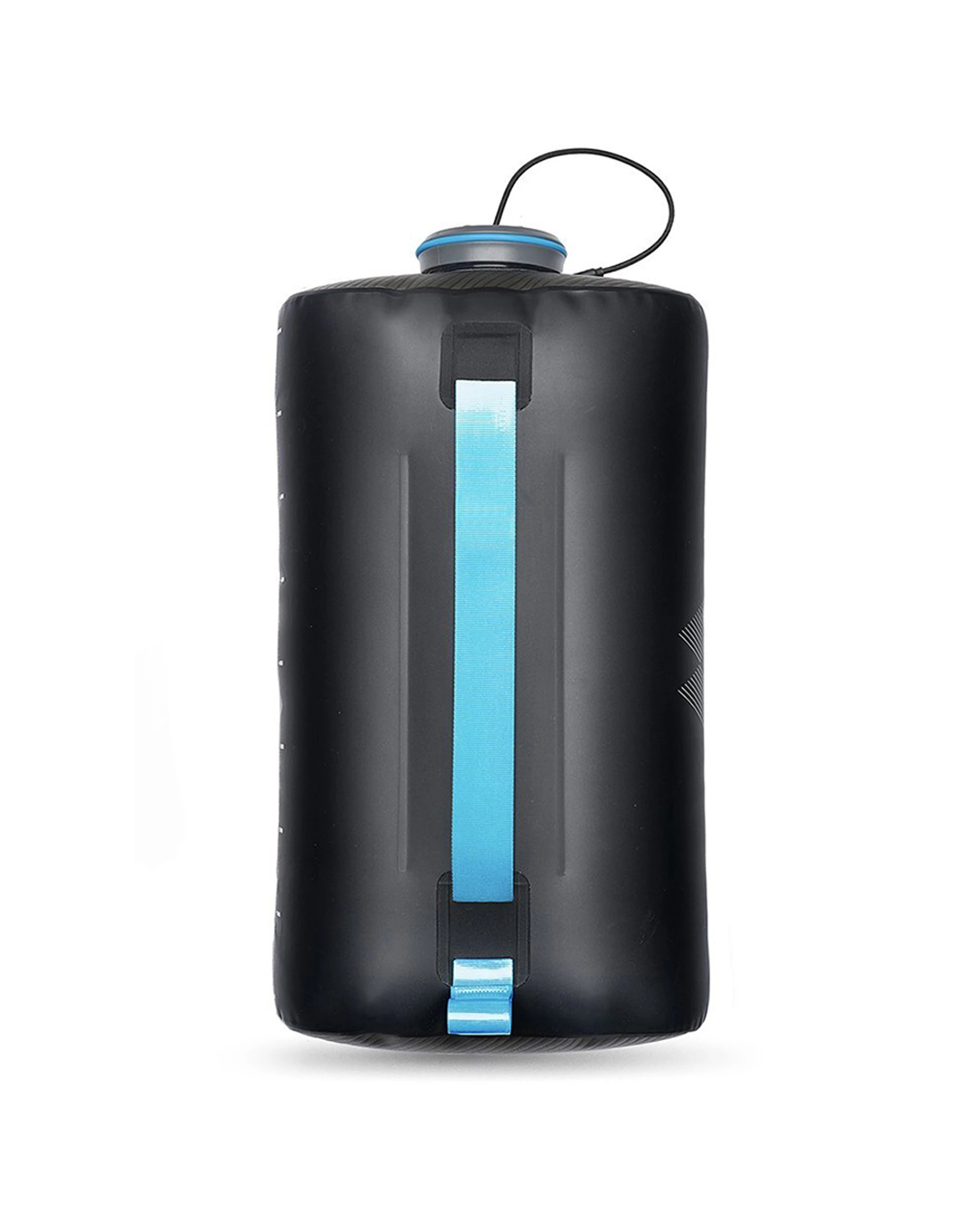 1 Hydrapak Expedition 8 Ltr Water Container Plug-N-Play Cap Collapsible Waterproof - Black, 1 of 8