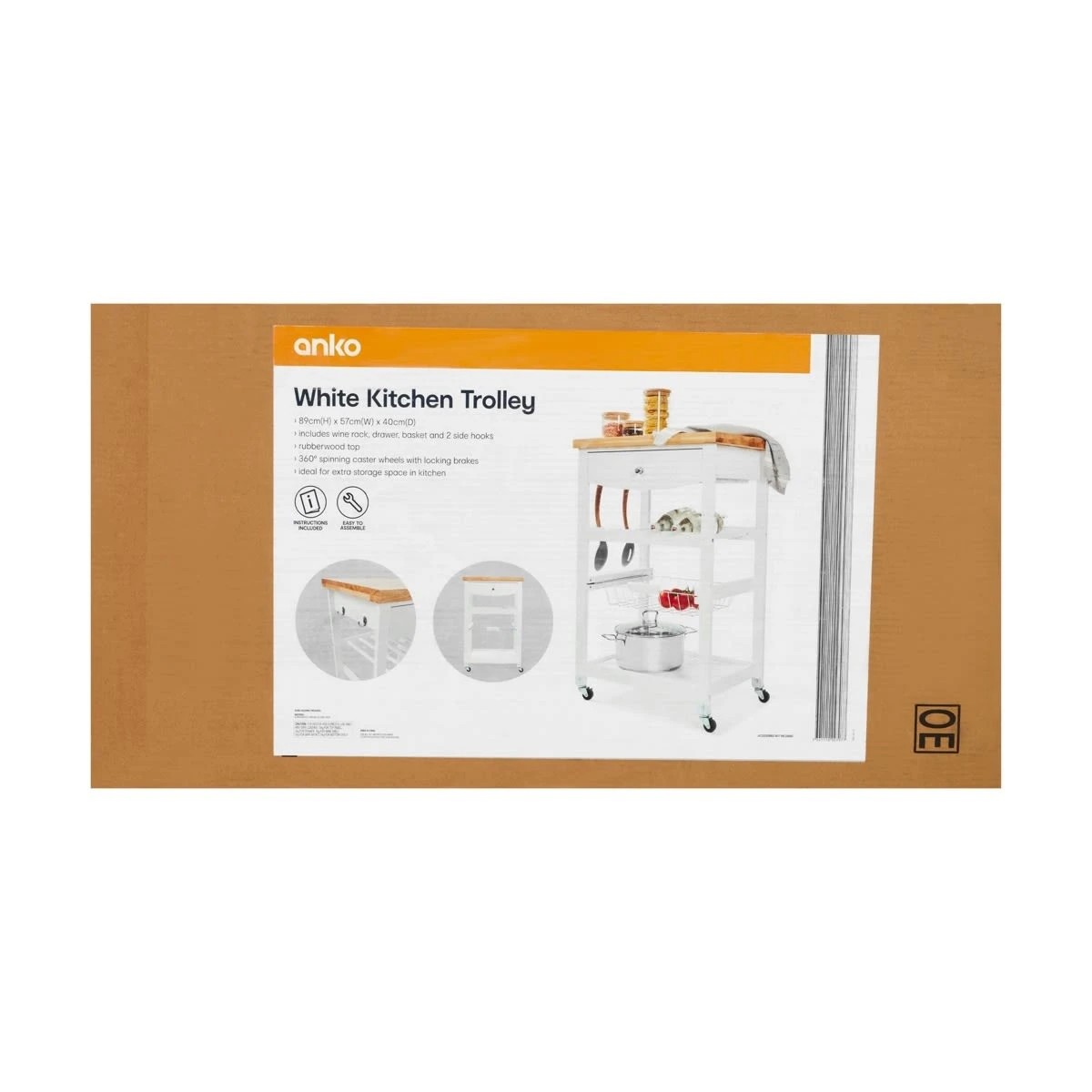 10 White Kitchen Trolley, 10 of 10