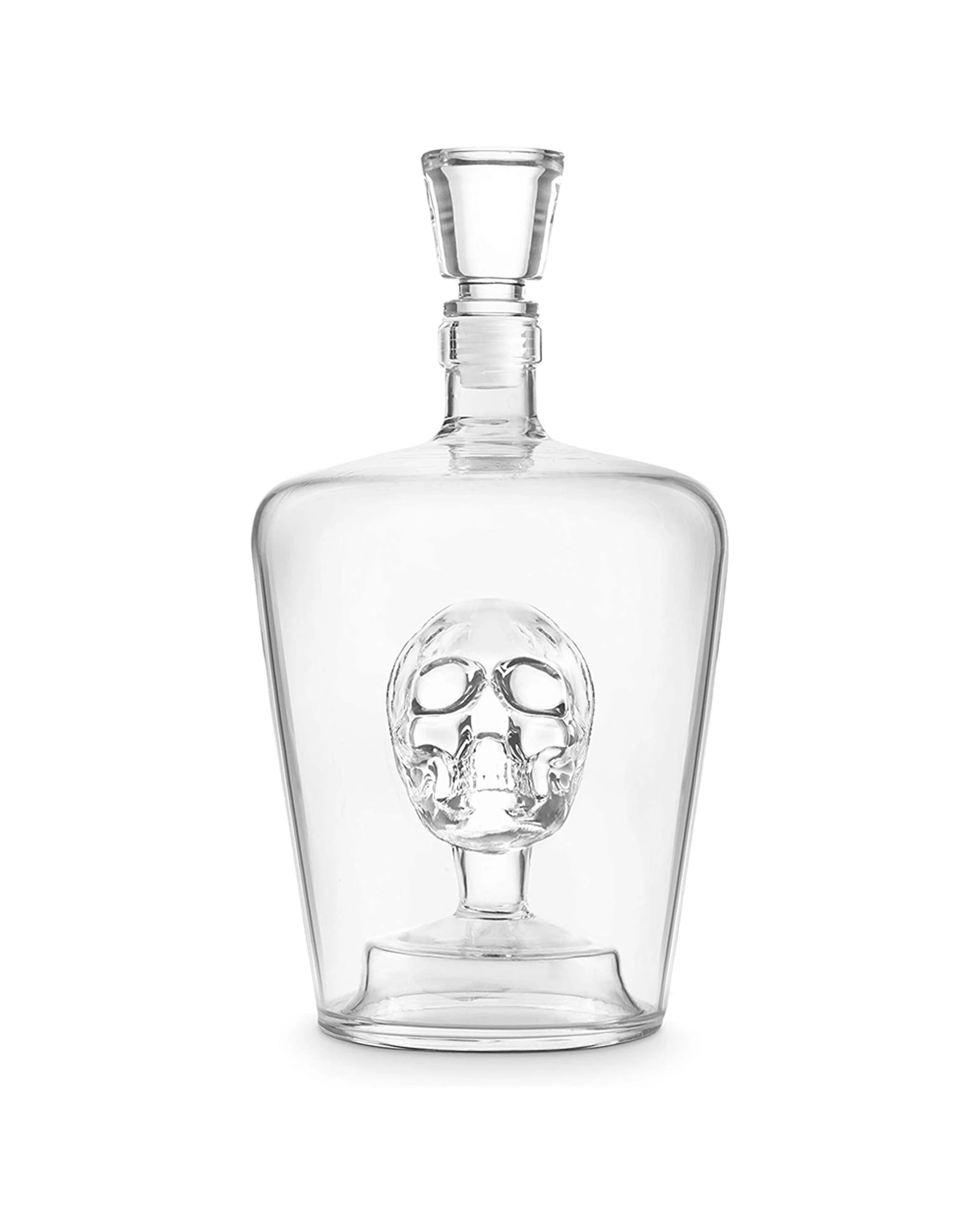 4 Final Touch Brain Freeze Skull Decanter Glass With Stopper 1L - Clear, 4 of 4