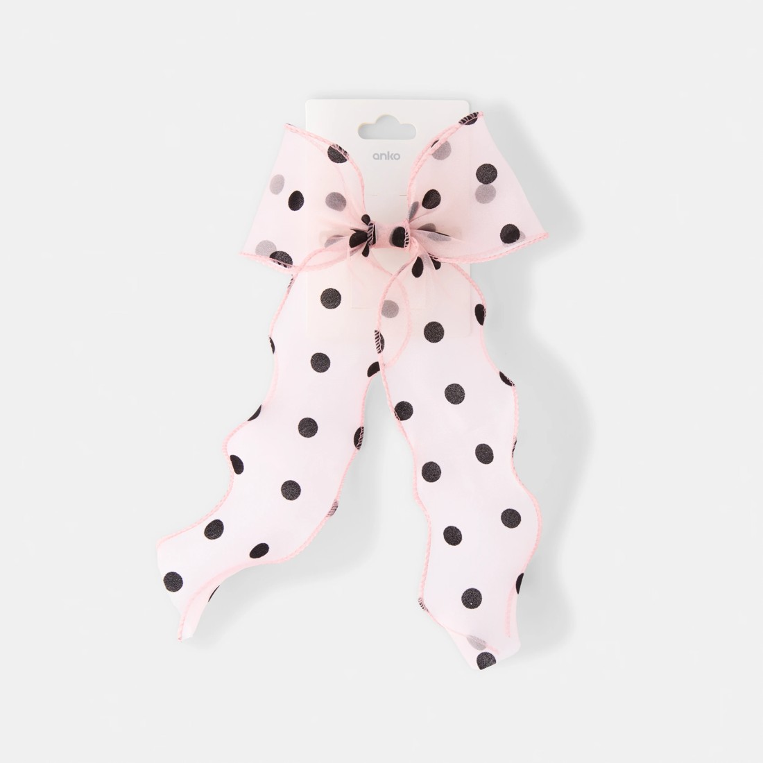 4 Organza Polka Dot Bow Clip, 4 of 4