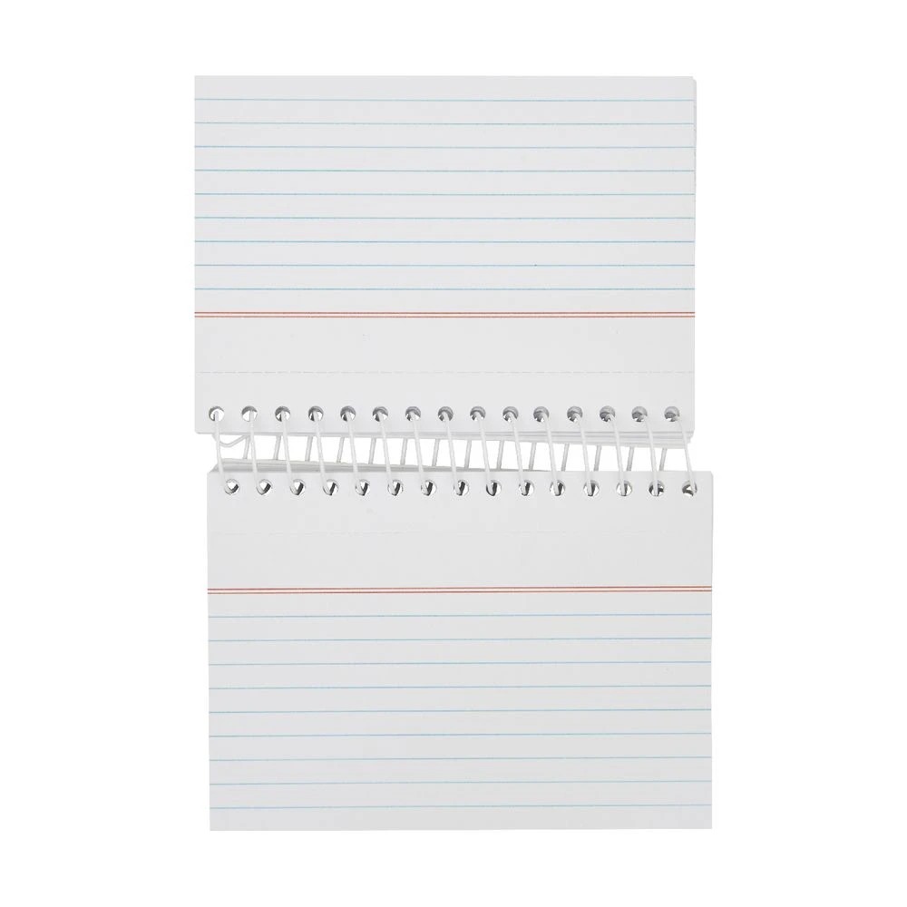 2 J.Burrows Spiral Index Cards 127 x 76mm White, 2 of 4