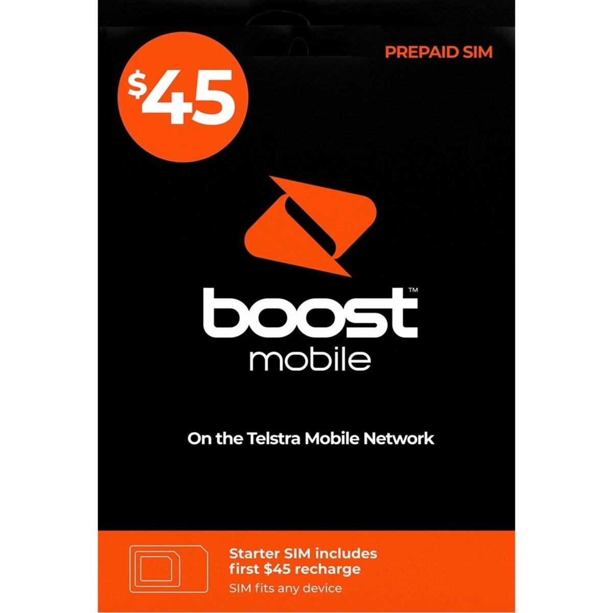 1 Telstra Boost $40 Prepaid Starter Kit