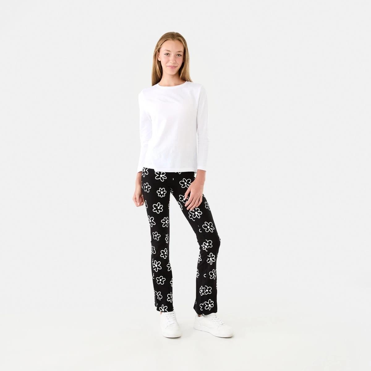 6 Print Flare Leggings Floral, 6 of 9