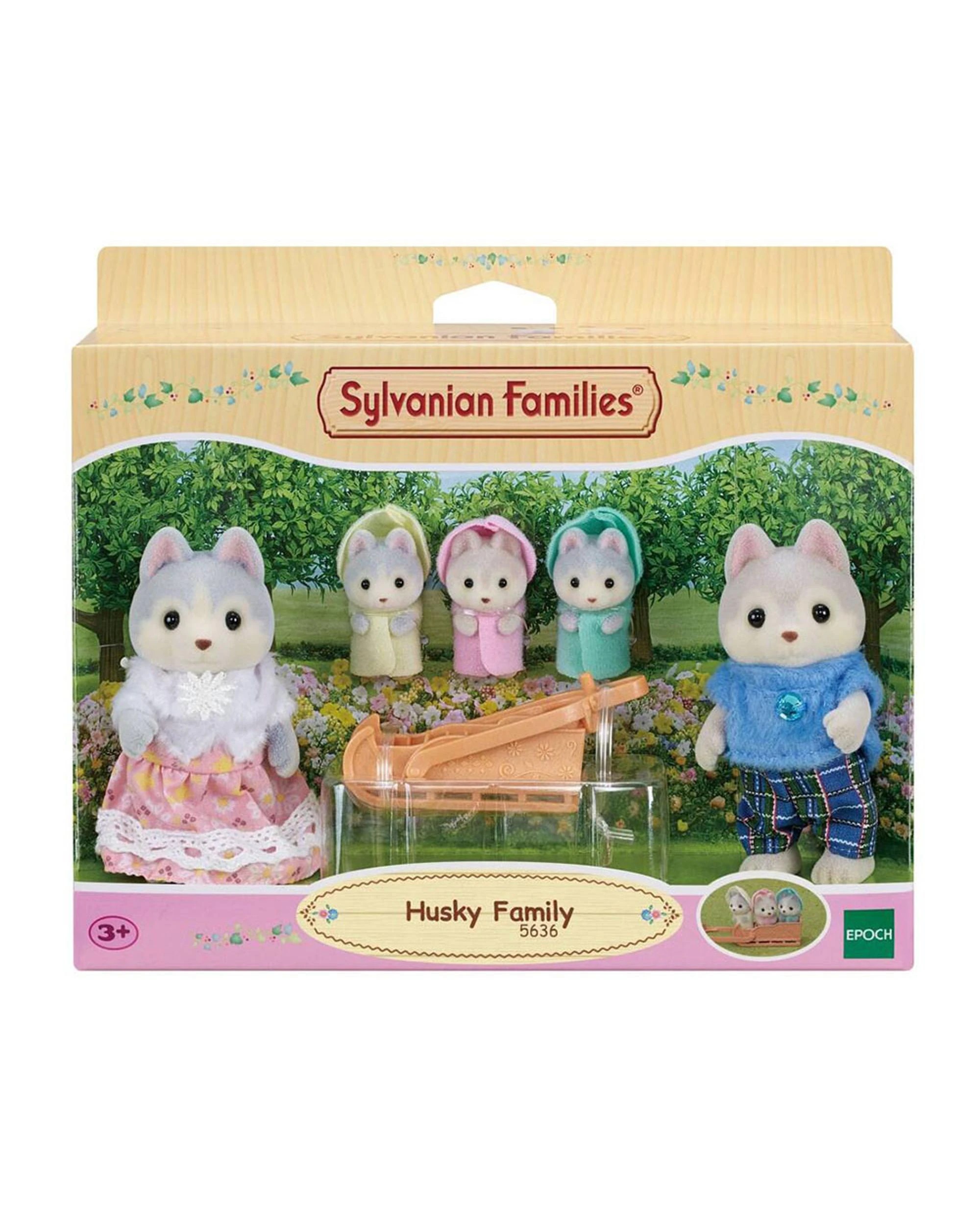 1 Sylvanian Families Husky Family, 1 of 8