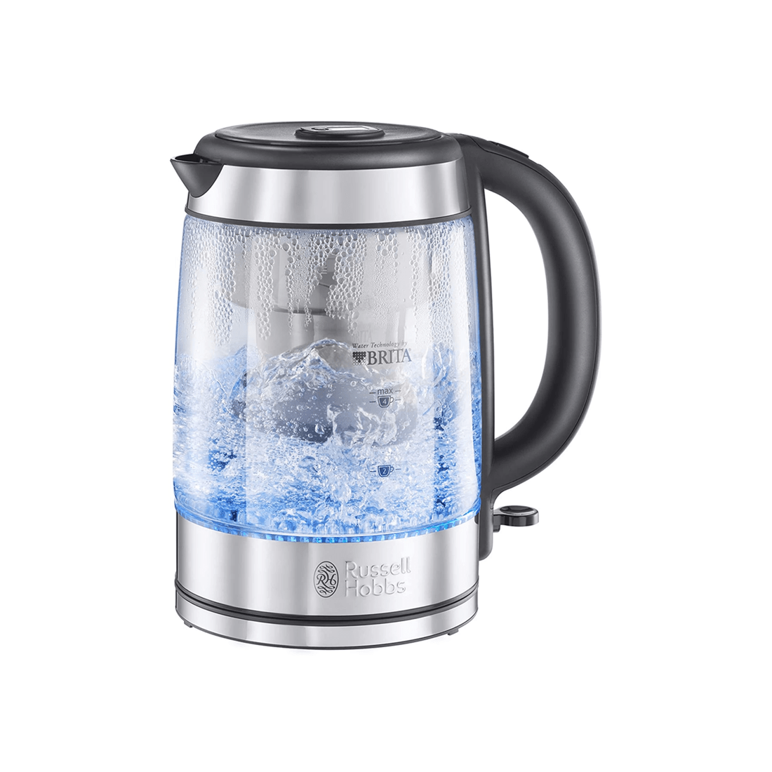 1 Russell Hobbs Brita Glass Kettle - Water Filter Kettle - Filter Reminder
 - plain, 1 of 7
