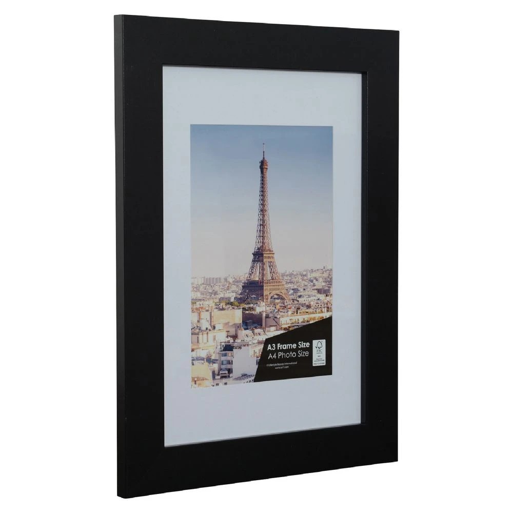 3 Cosmopolitan A3 with A4 Opening Poster Frame Black, 3 of 4