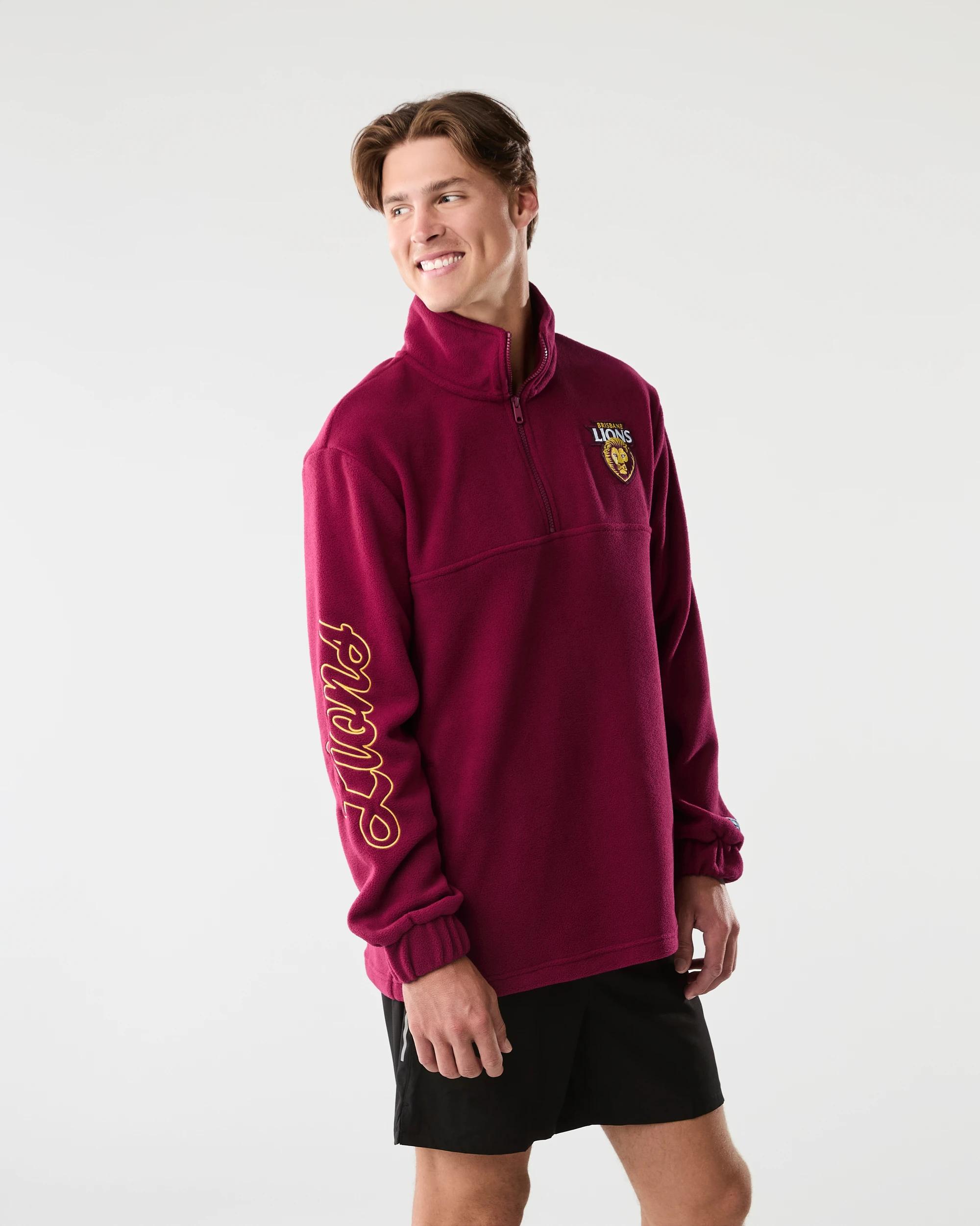2 Official AFL Adult Polar Fleece Jacket Brisbane, 2 of 9