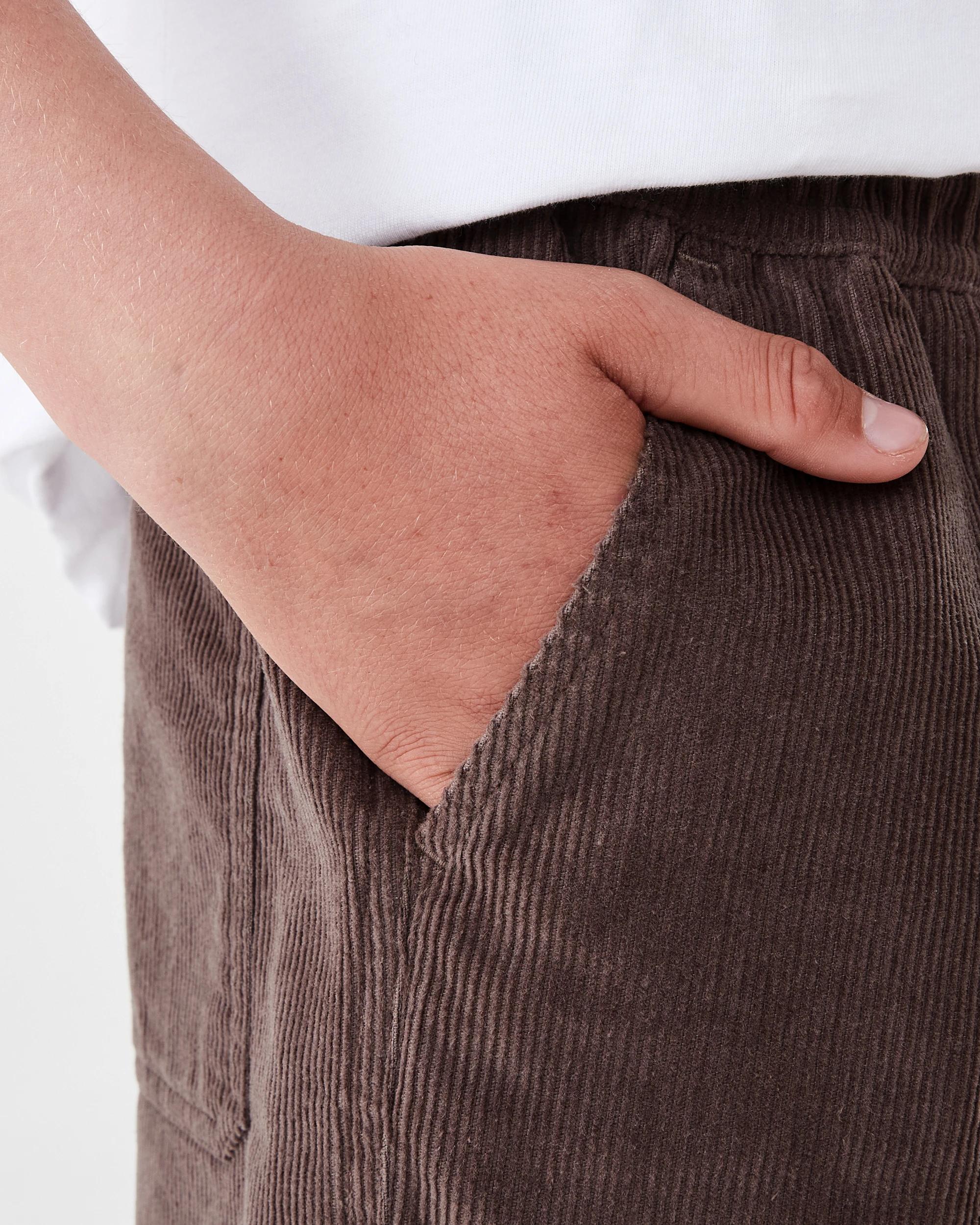 4 Corduroy Shorts Mlk Brwn, 4 of 6