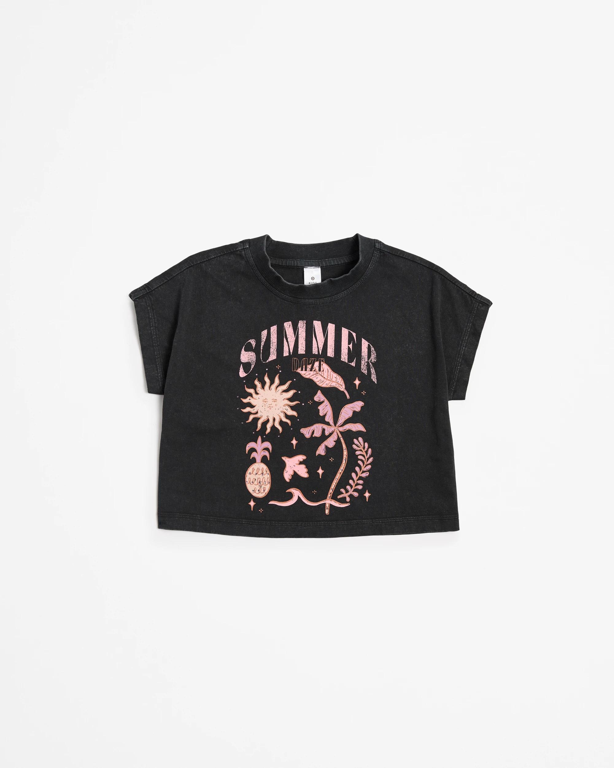 4 Target Australian Cotton Extended Shoulder T-shirt BLACK, 4 of 5