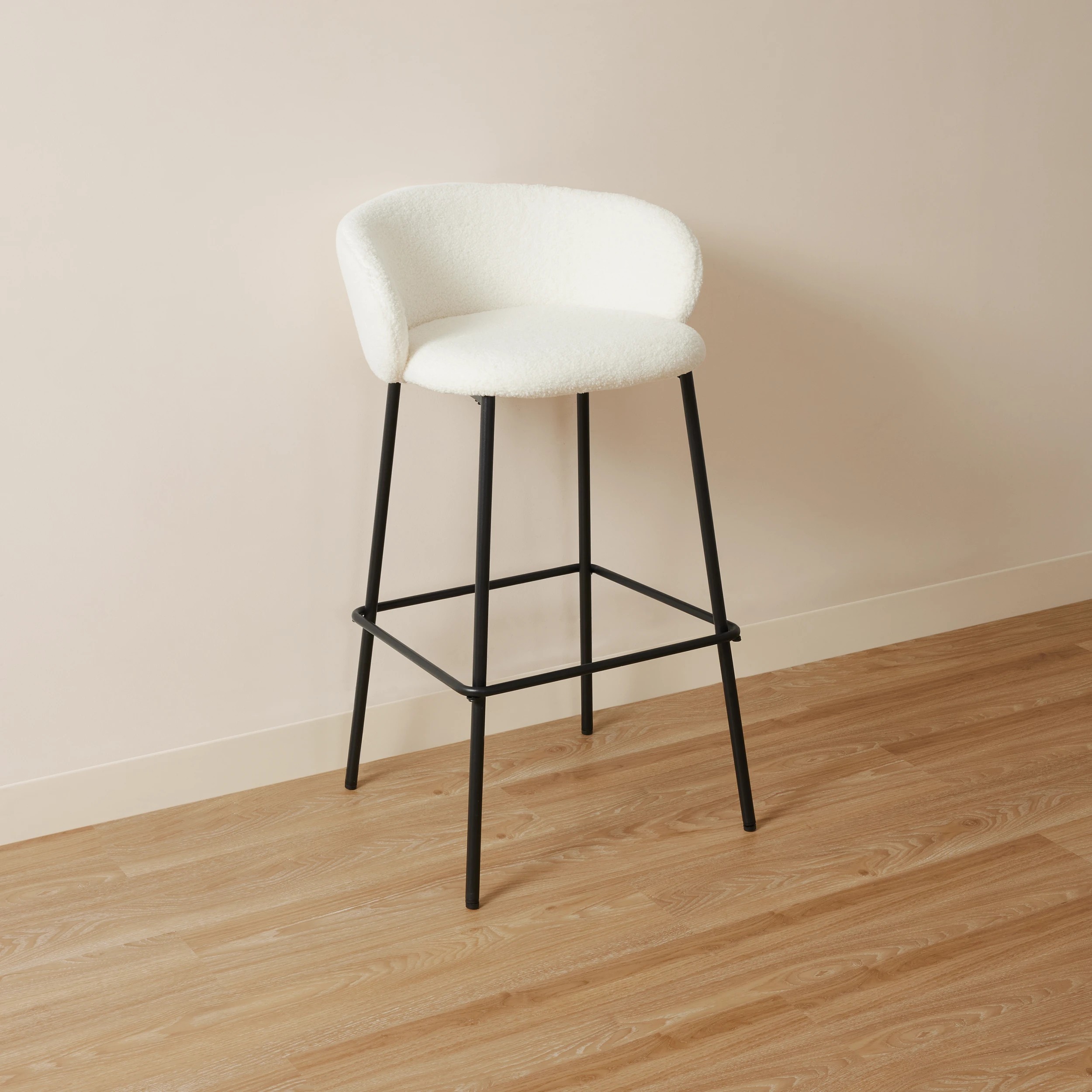 3 Abbey Boucle Bar Stool, 3 of 5