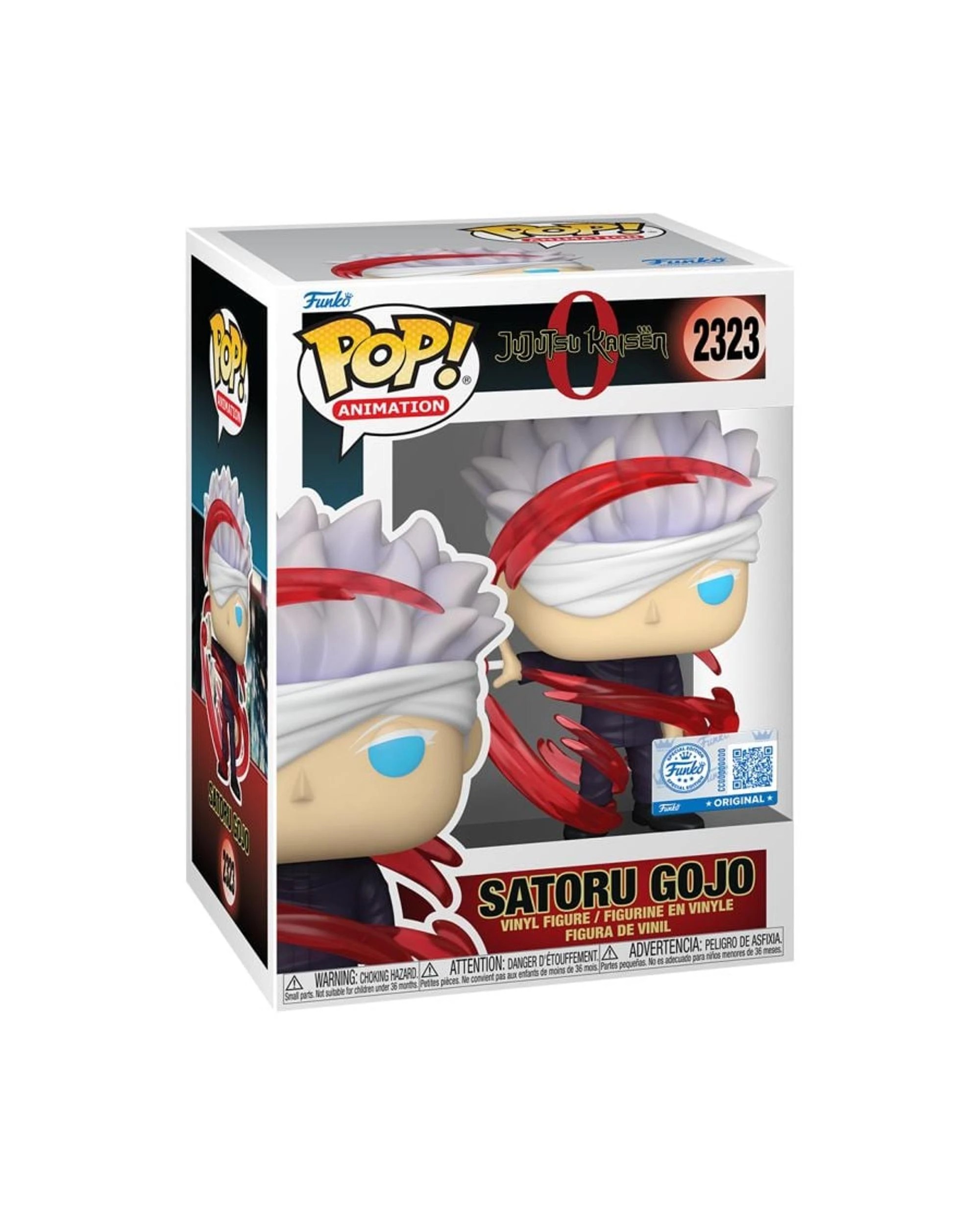 3 Jujutsu Kaisen 0 Satoru Gojo - Red Energy -  Funko POP! Vinyl, 3 of 3