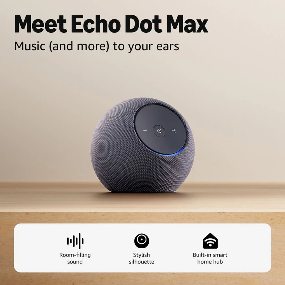 9 Amazon Echo Dot Max Graphite, 9 of 9