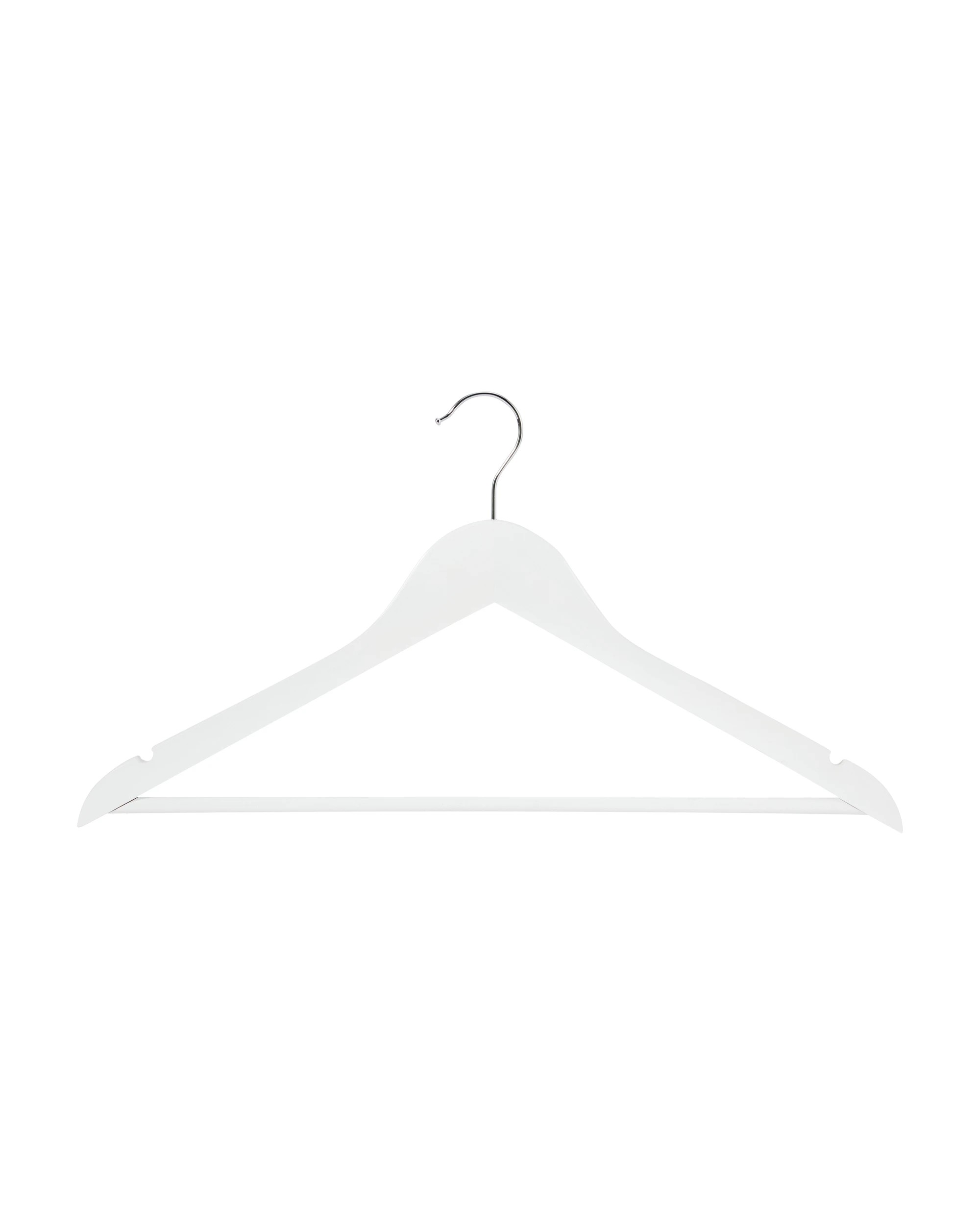 2 12 Pack Wooden Hanger - White, 2 of 5